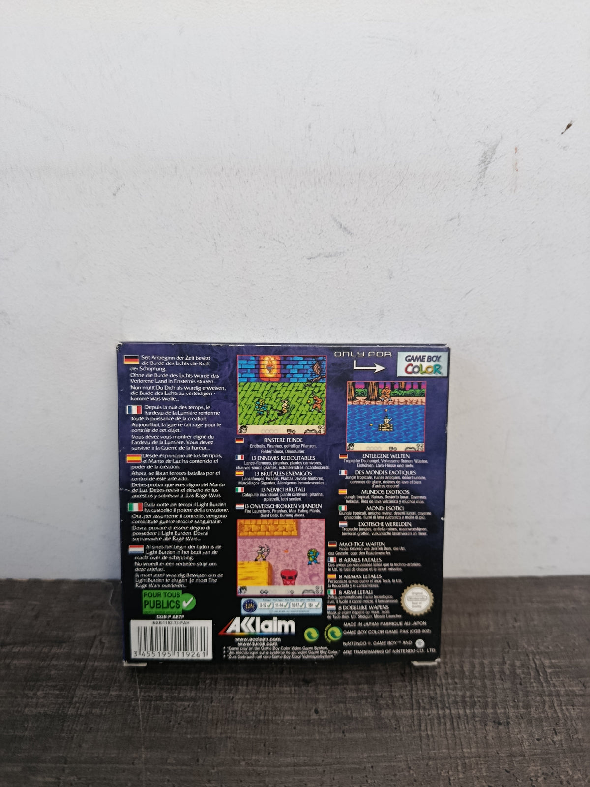 Turok: Rage Wars Game Boy Color