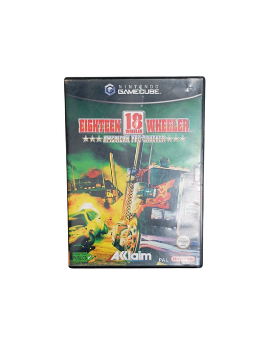 18 Wheeler American Pro Trucker Nintendo GameCube complet en boîte avec disque et notice