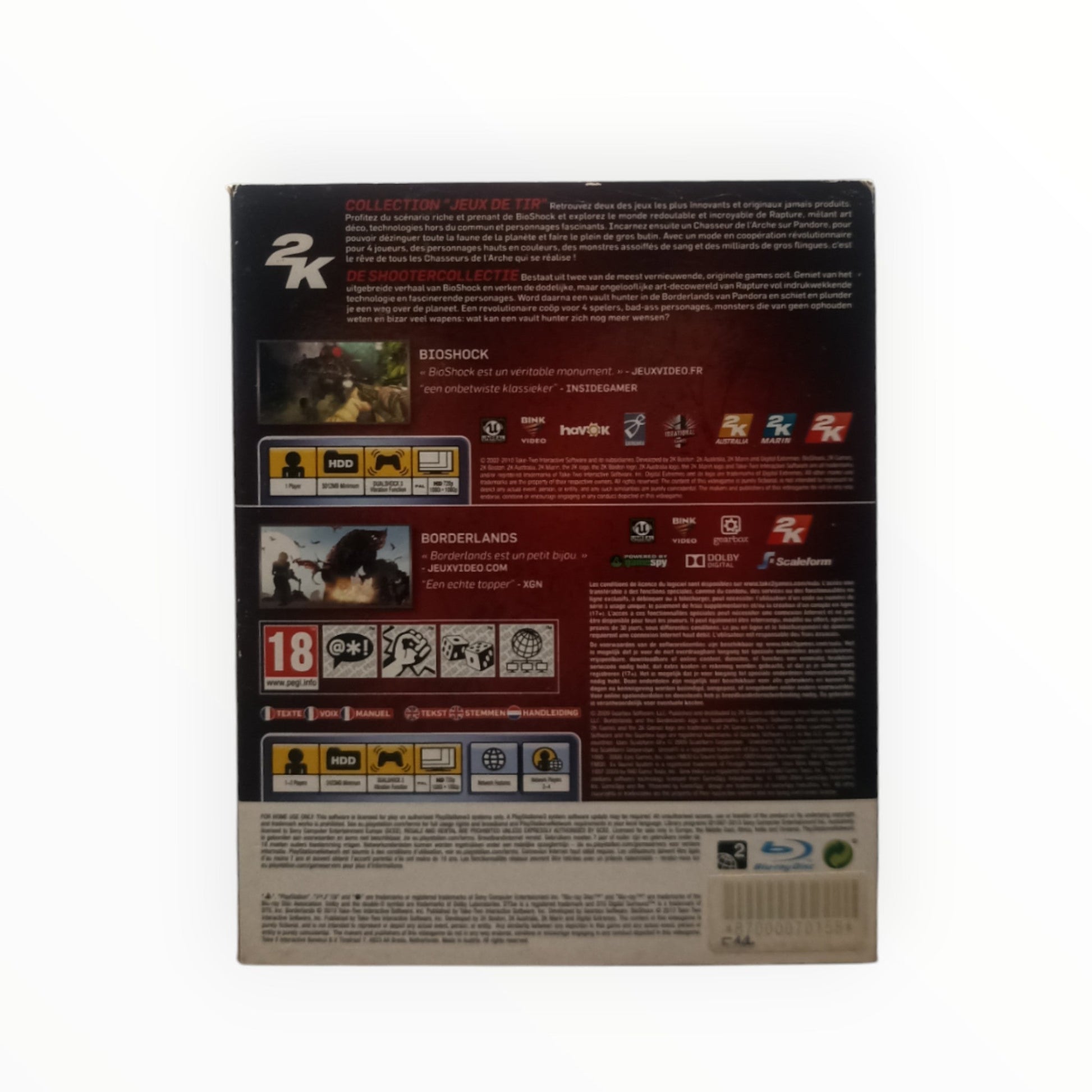 2K The Shooter Collection – BioShock + Borderlands – PlayStation 3 (PS3) - Masaru