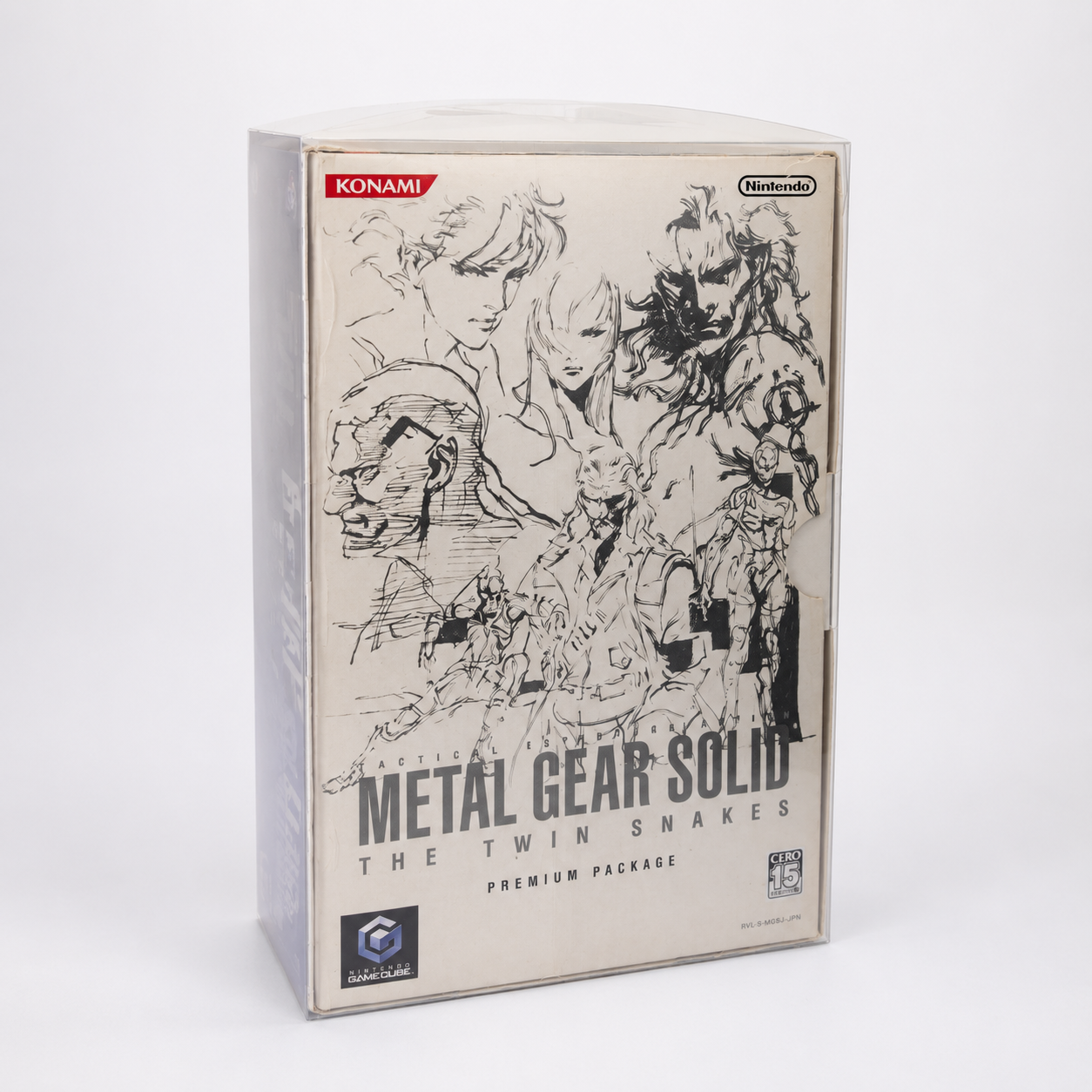 Boîtier de protection Console Nintendo GameCube transparent pour coffret collector grand format 24 x 24,5 x 16 cm