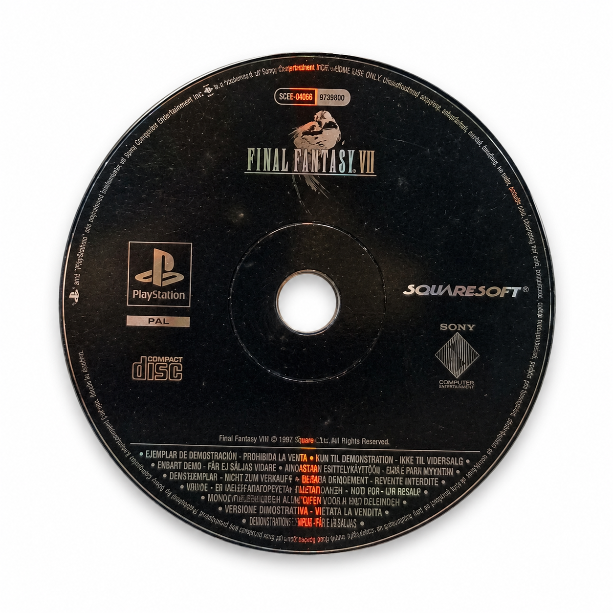CD Final Fantasy VII PlayStation 1 PS1