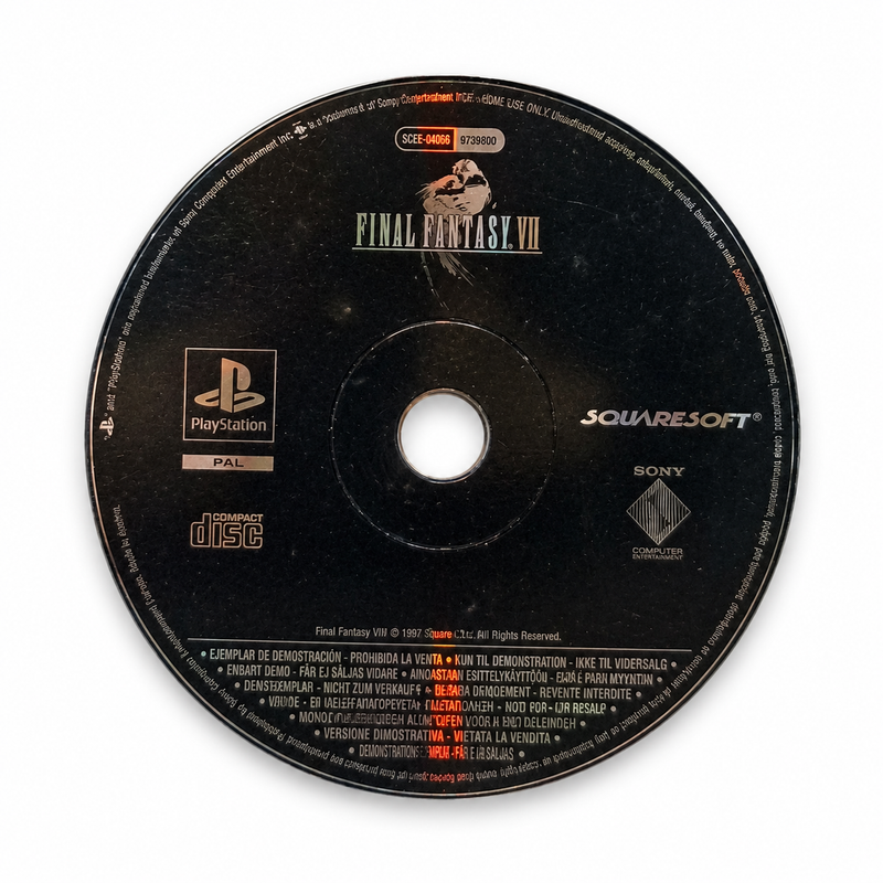 CD Final Fantasy VII PlayStation 1 PS1