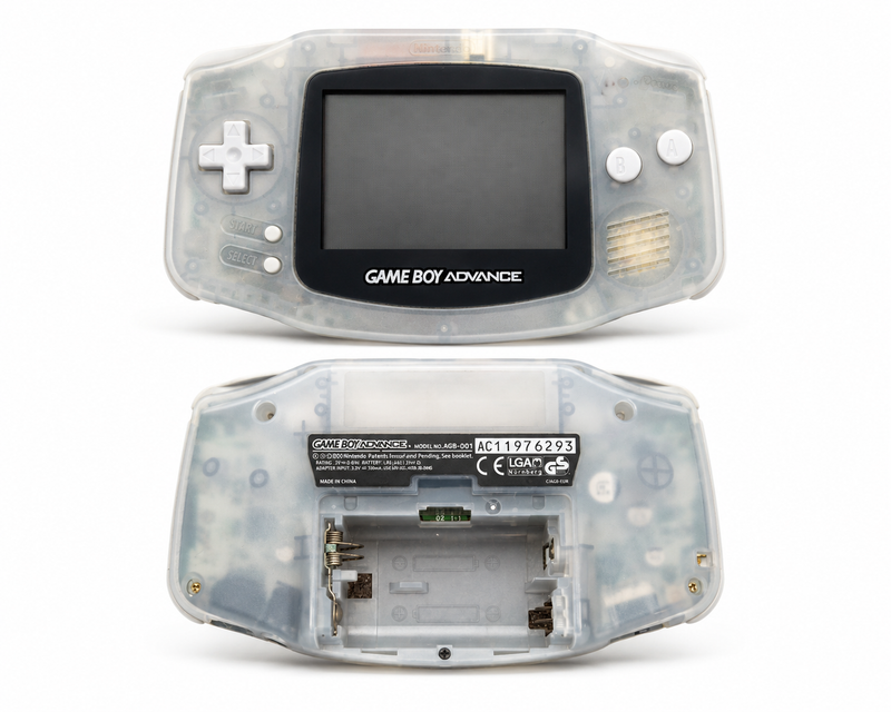 Game Boy Advance Transparent sans cache pile loose