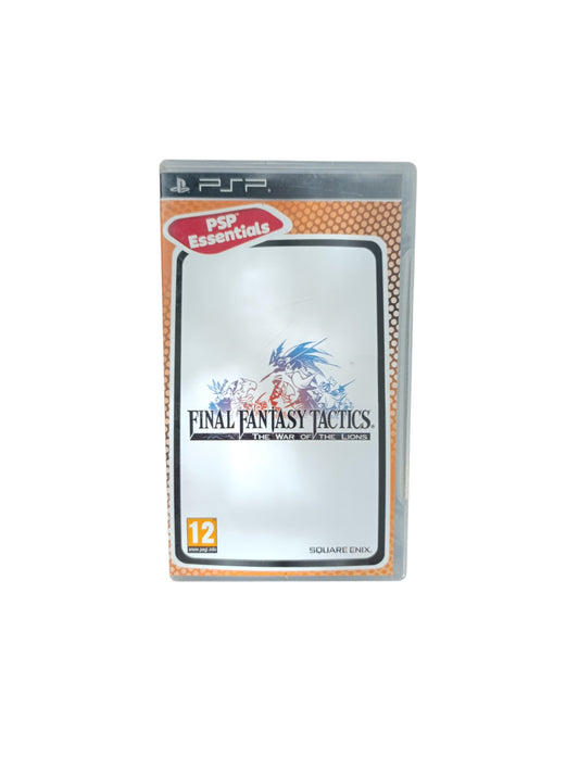 Final Fantasy Tactics The War of the Lions PSP Essentials complet avec boîte et notice