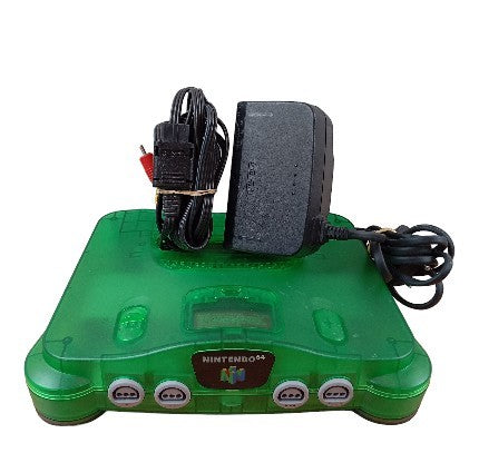 Console Nintendo 64 N64 Vert Transparent