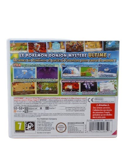 Pokémon Méga Donjon Mystère Nintendo 3DS
