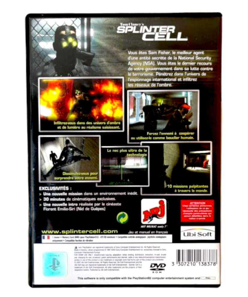 Tom Clancy's Splinter Cell PlayStation 2