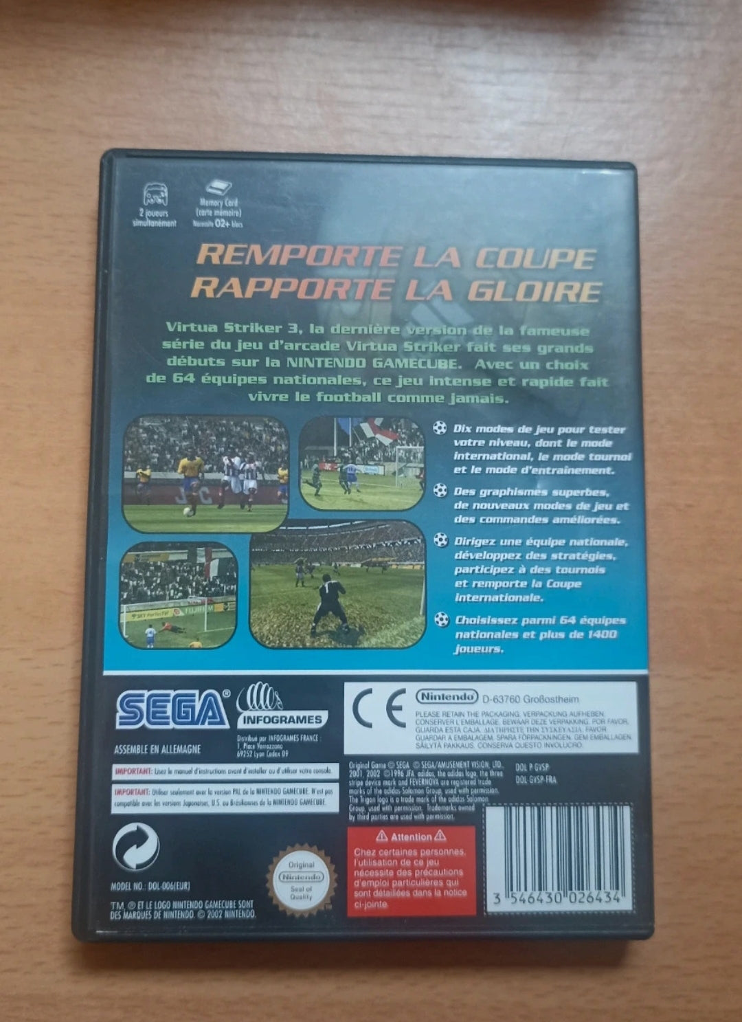 Virtual Striker 3 GameCube