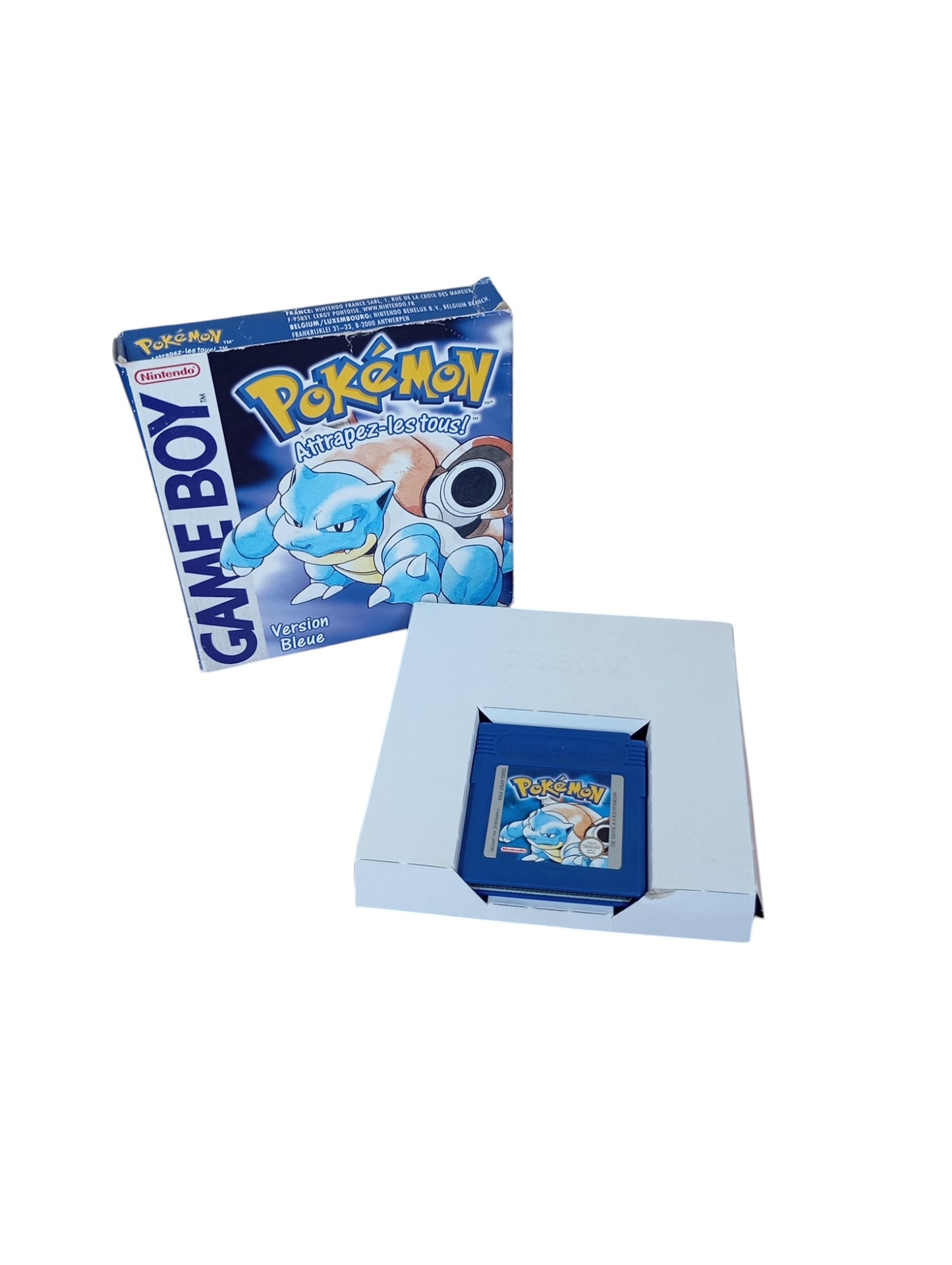 Pokémon Version Bleu en boîte FRA