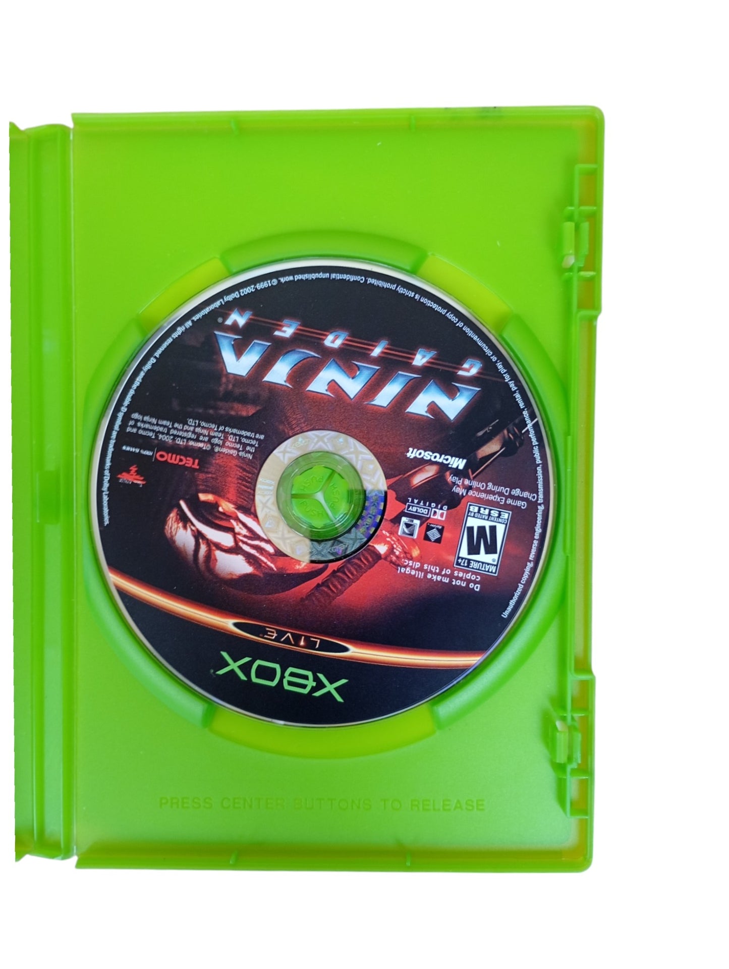 Ninja Gaiden Xbox Version USA