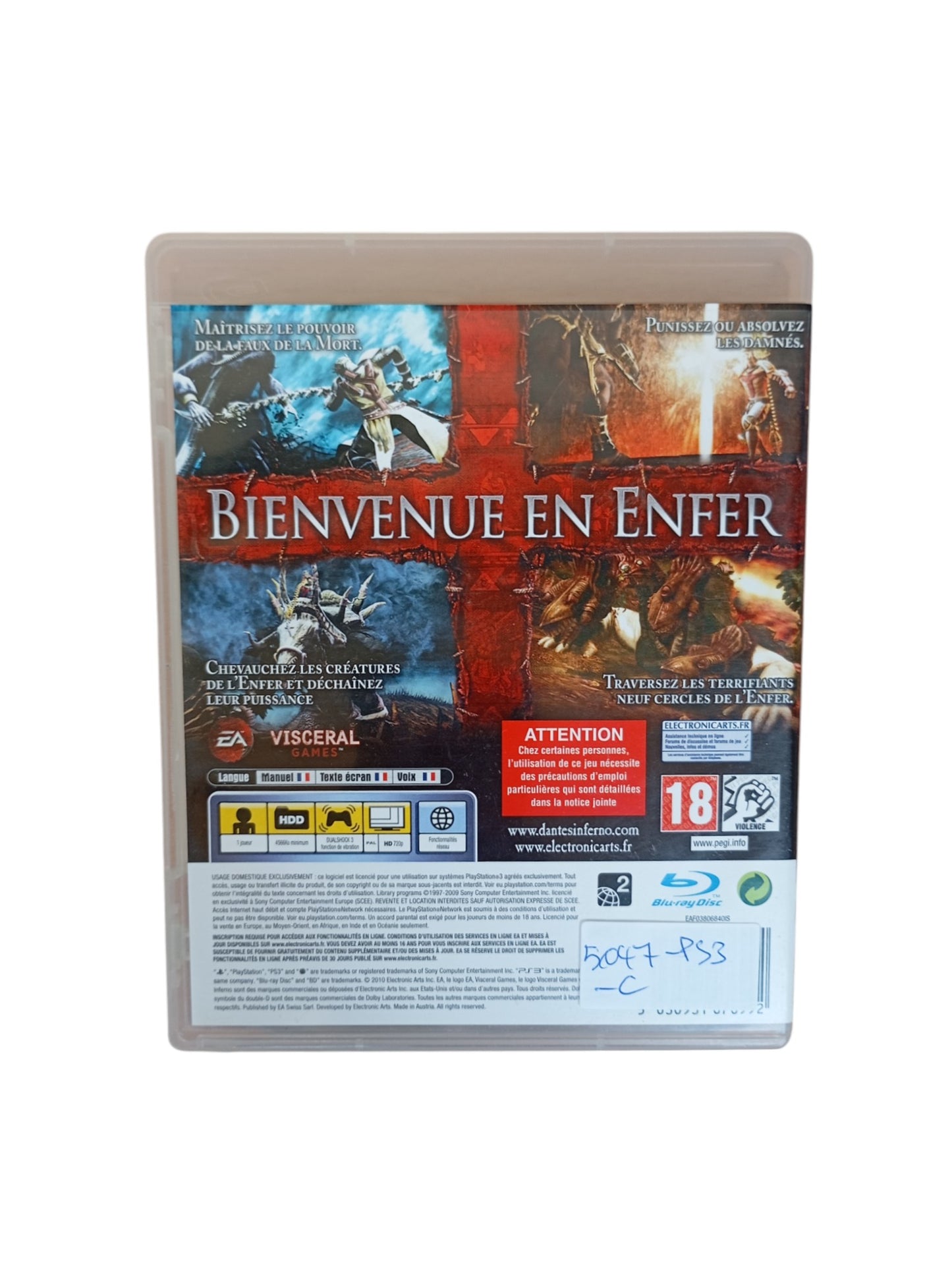 Dante's Inferno Playstation 3 (PS3)