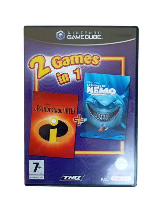 2 En 1 : Les Indestructibles + Le Monde de Nemo GameCube