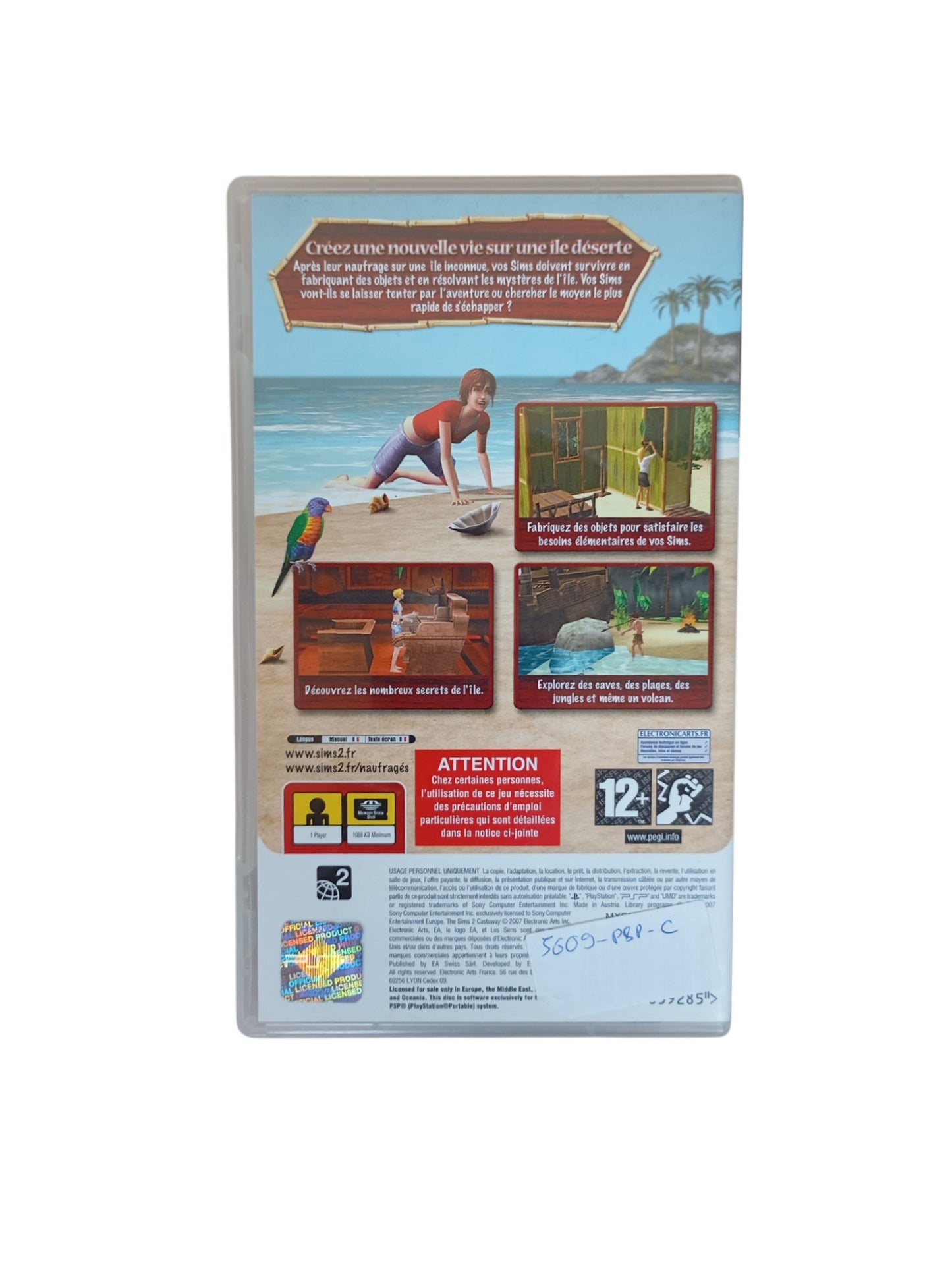Les Sims 2 : Naufragés  Playstation Portable (PSP)