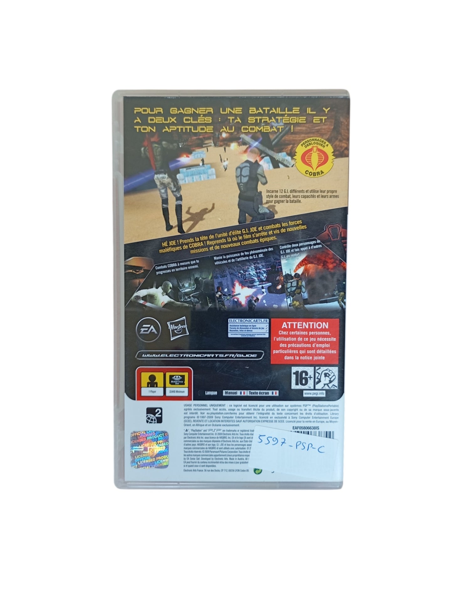 G.I. Joe - Le Réveil Du Cobra  Playstation Portable (PSP)