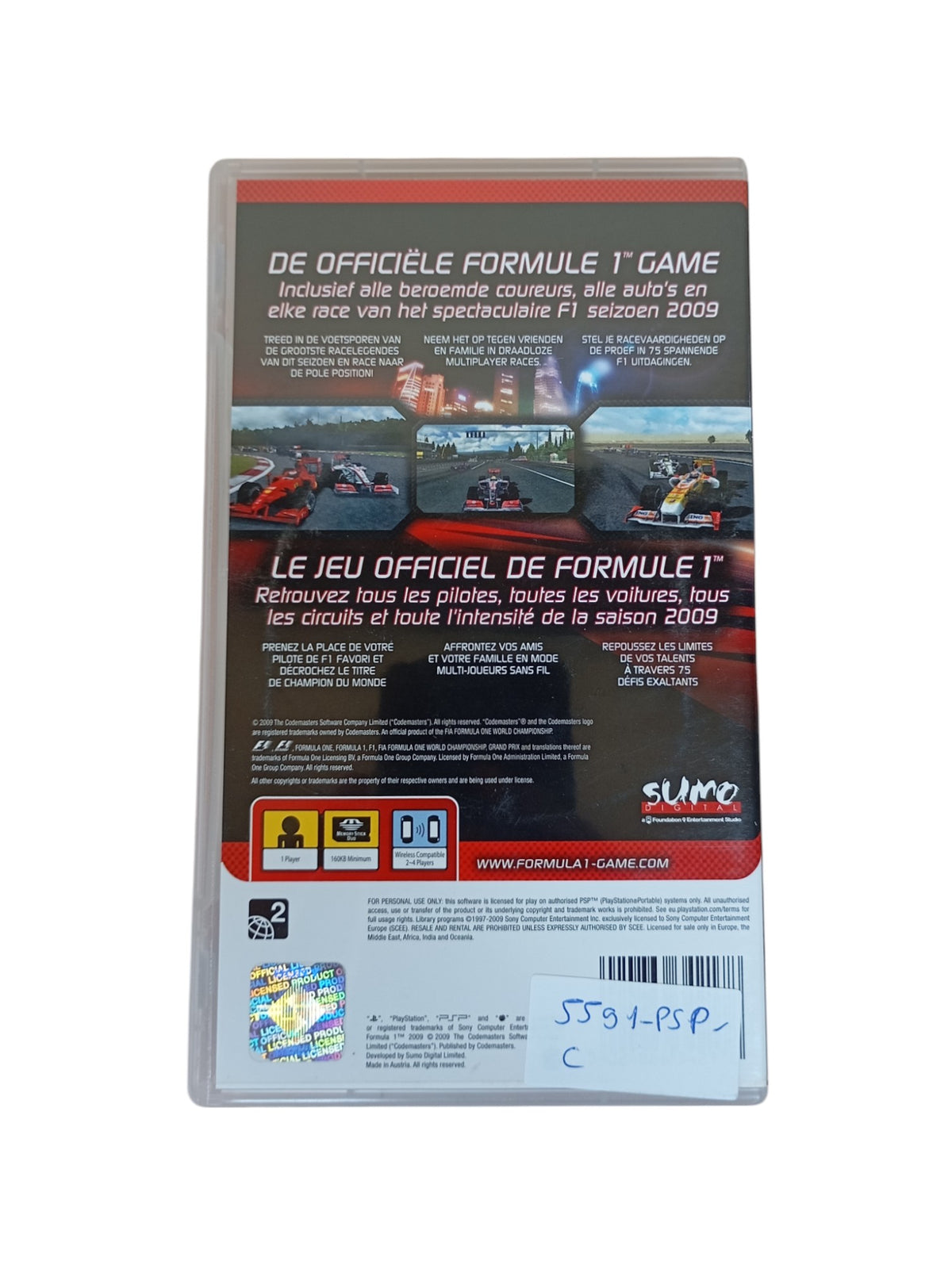 F1 2009 Playstation Portable (PSP)