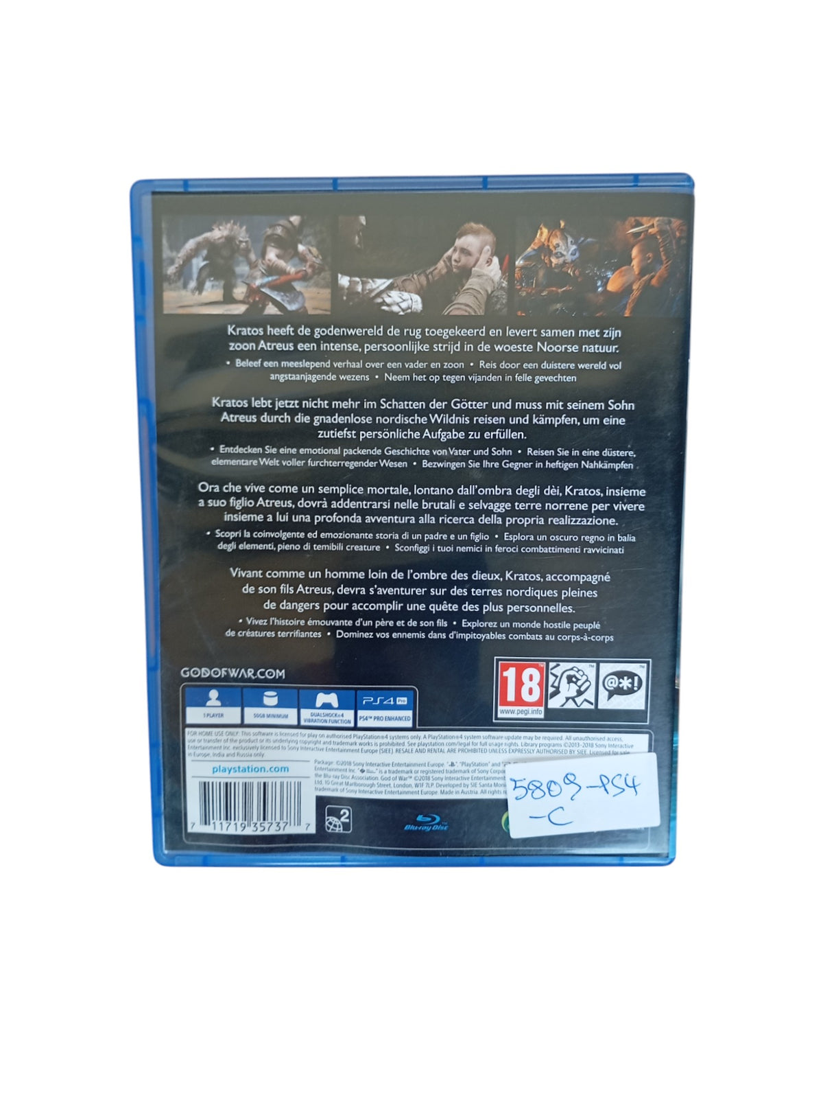 God of War Playstation 4 (PS4)