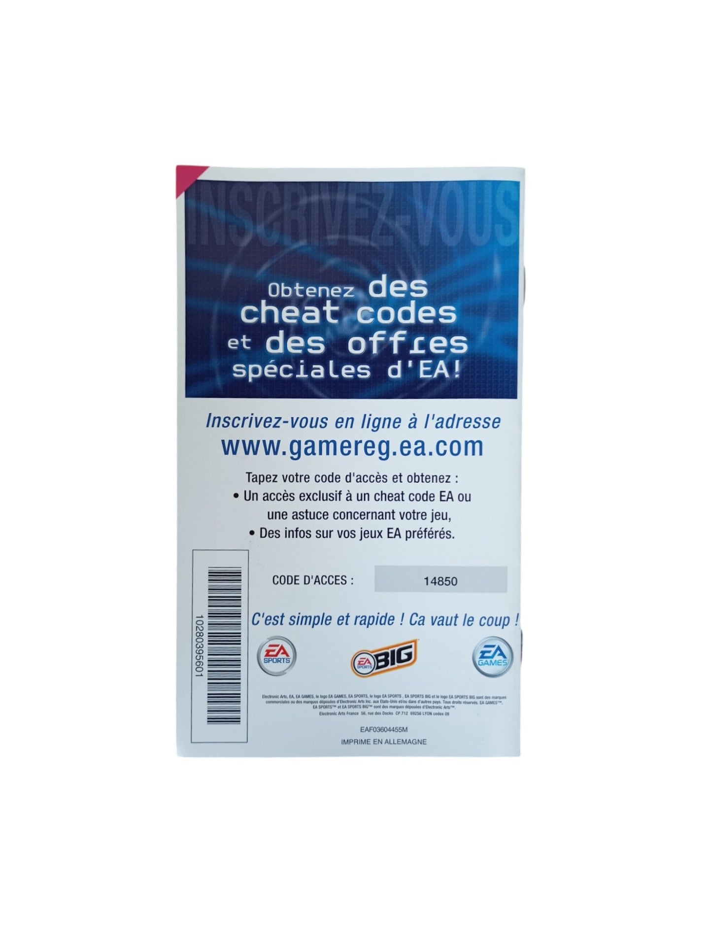 Notice Le Seigneur des Anneaux : Le Tiers Âge GameCube