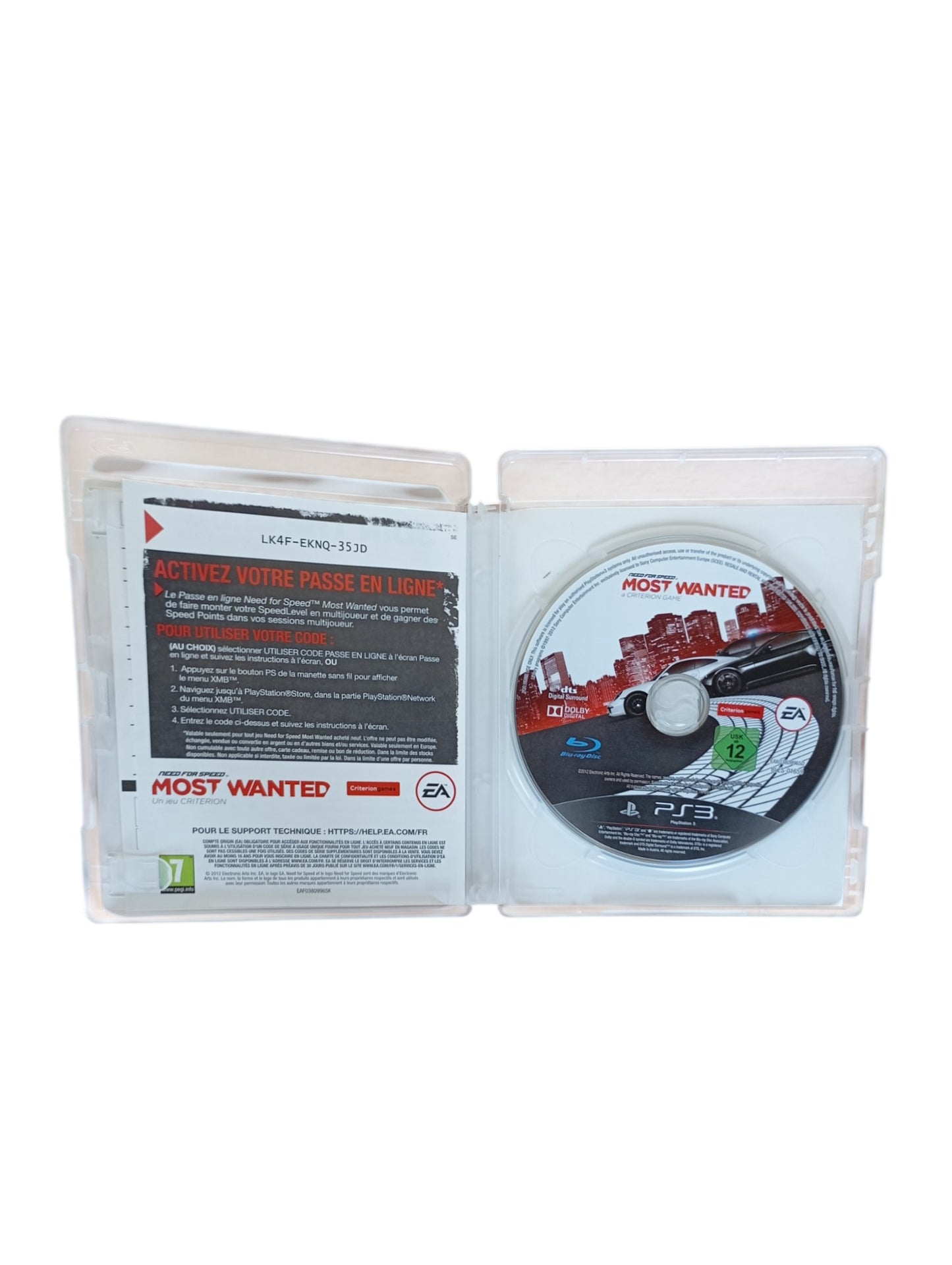 Need for Speed : Most Wanted Version Playstation Network Playstation 3 (PS3)
