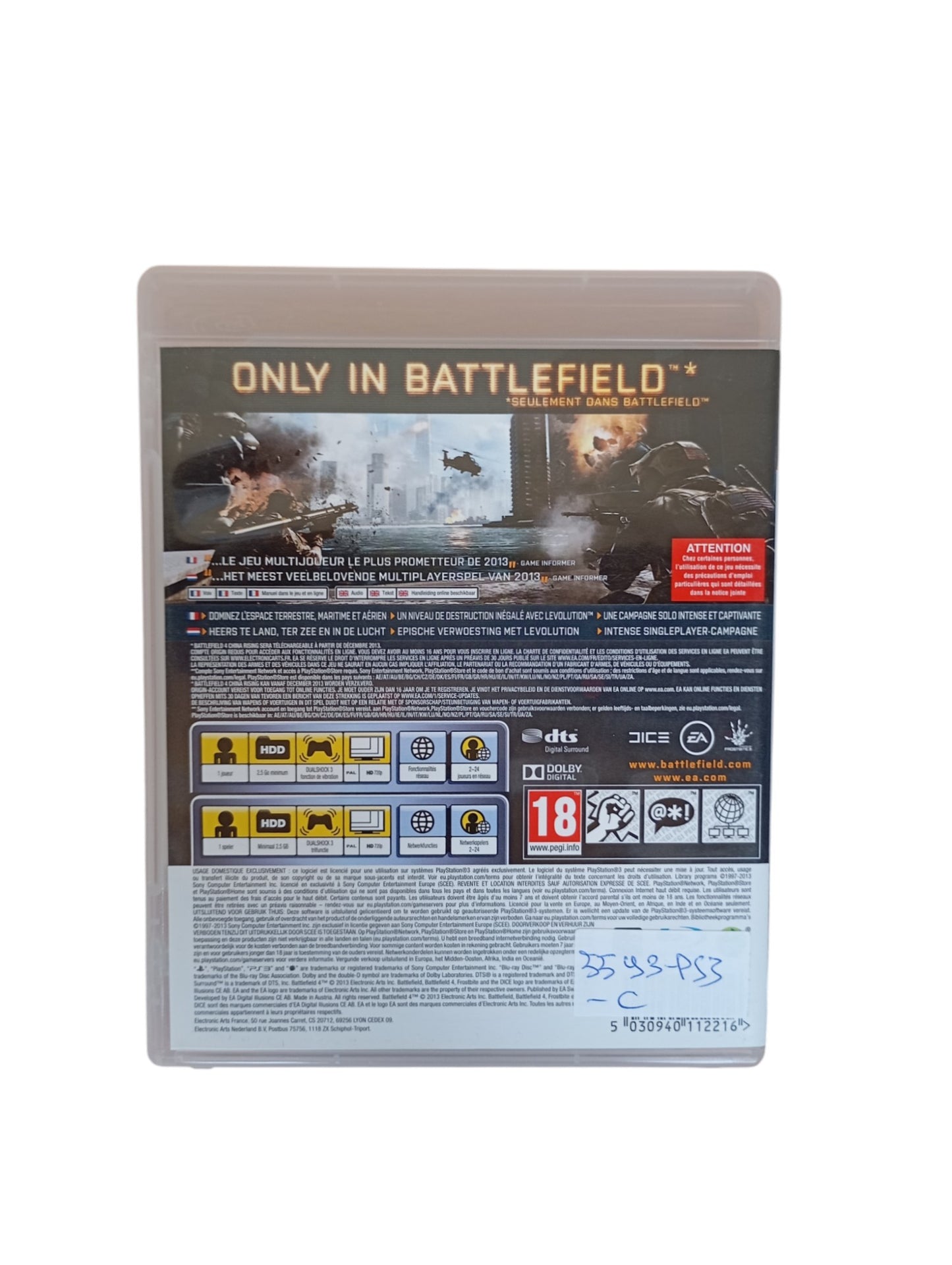Battlefield 4 avec Pack d'extension Playstation 3 (PS3)