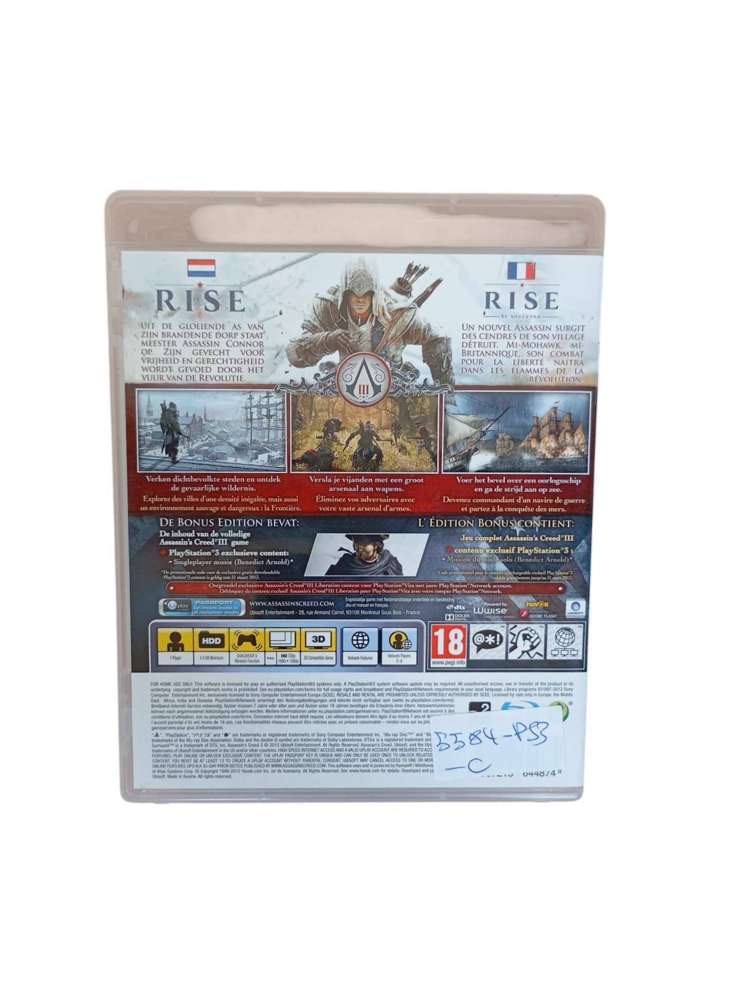 Assassin's Creed III Playstation 3 (PS3)