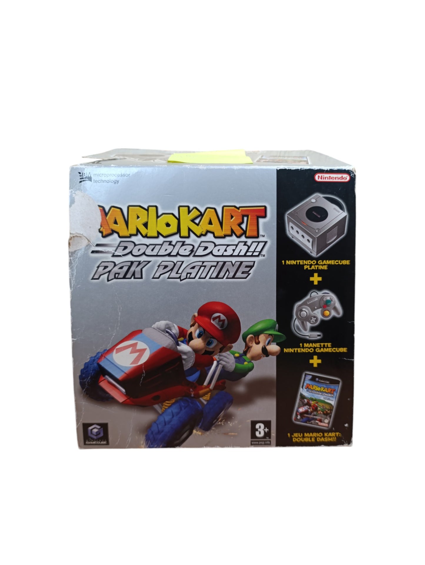 Boite Pack Mario Kart Double Dash GameCube seule (Etat correct)