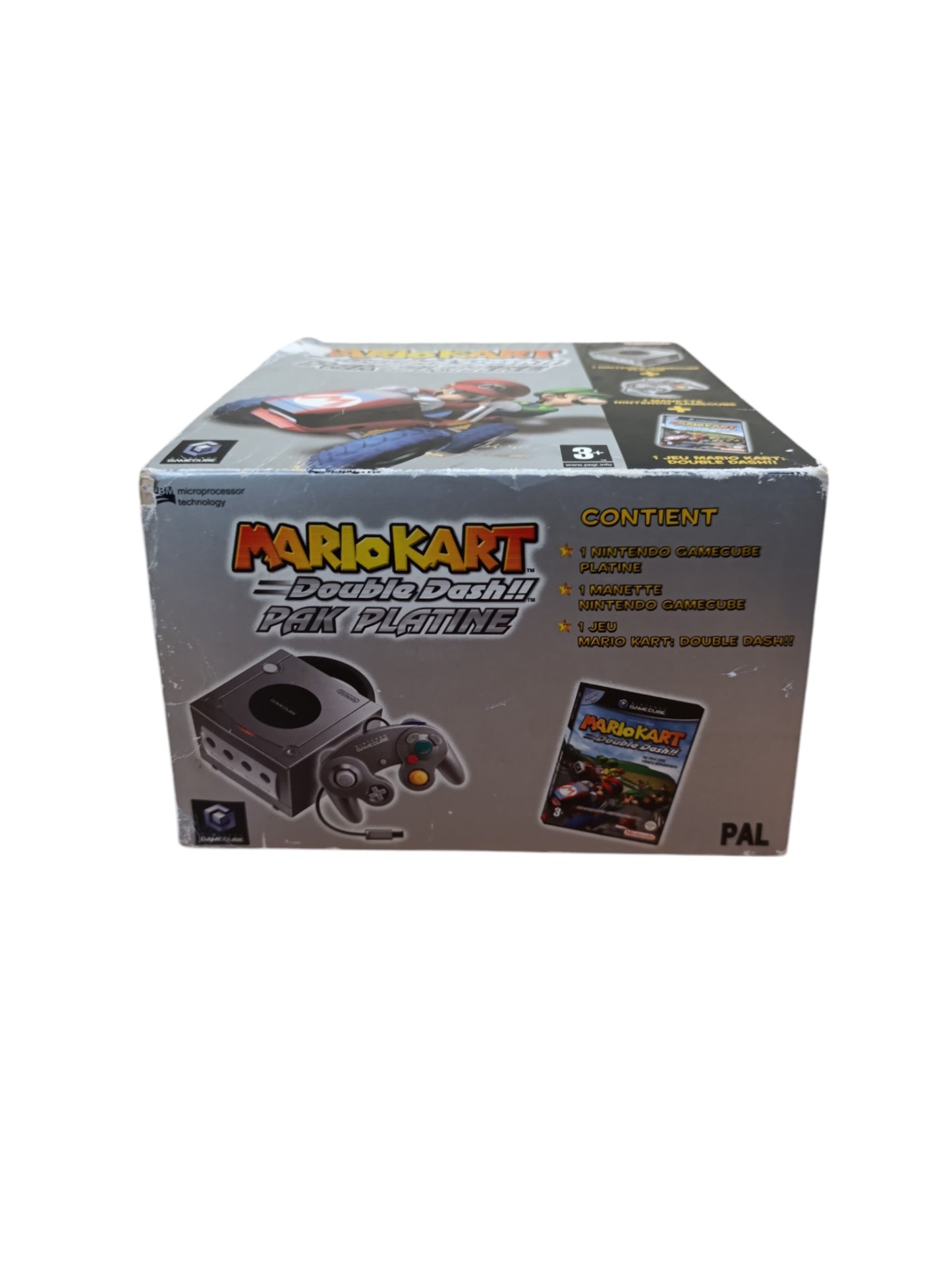 Boite Pack Mario Kart Double Dash GameCube seule (Etat correct)