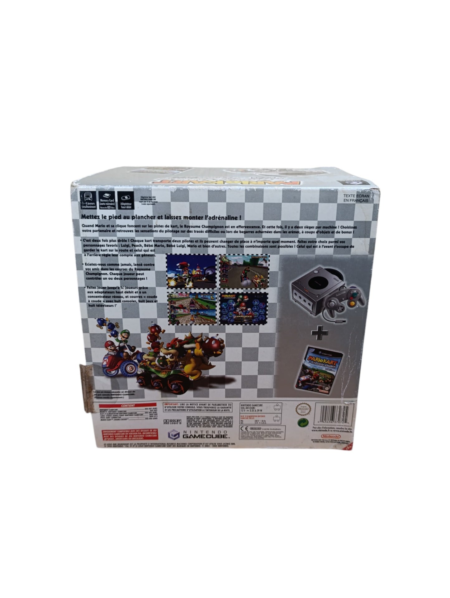 Boite Pack Mario Kart Double Dash GameCube seule (Etat correct)
