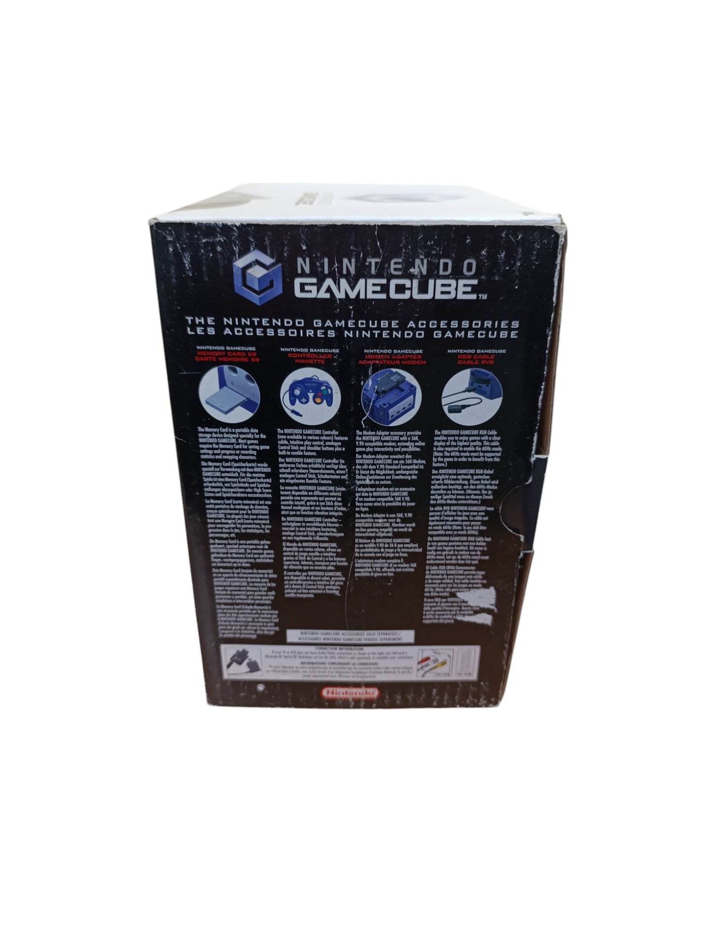 Boite Pack Mario Kart Double Dash GameCube seule (Etat correct)