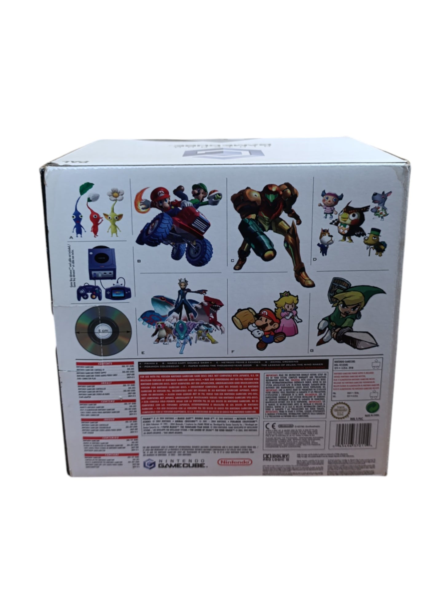 Boite Pack Mario Kart Double Dash GameCube seule (Etat correct)