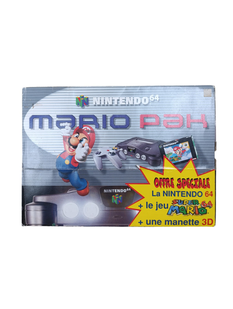 Mario Pak Console Nintendo 64 en boîte FRA