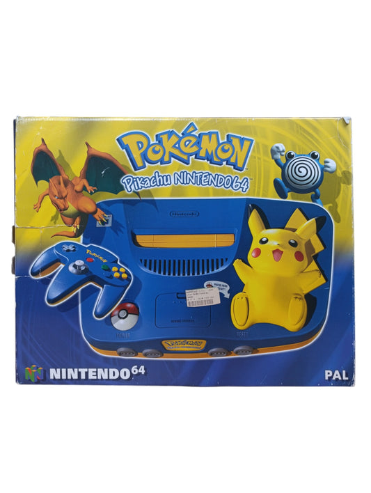 Pack Console Nintendo 64 Pokémon Pikachu Spécial Complet