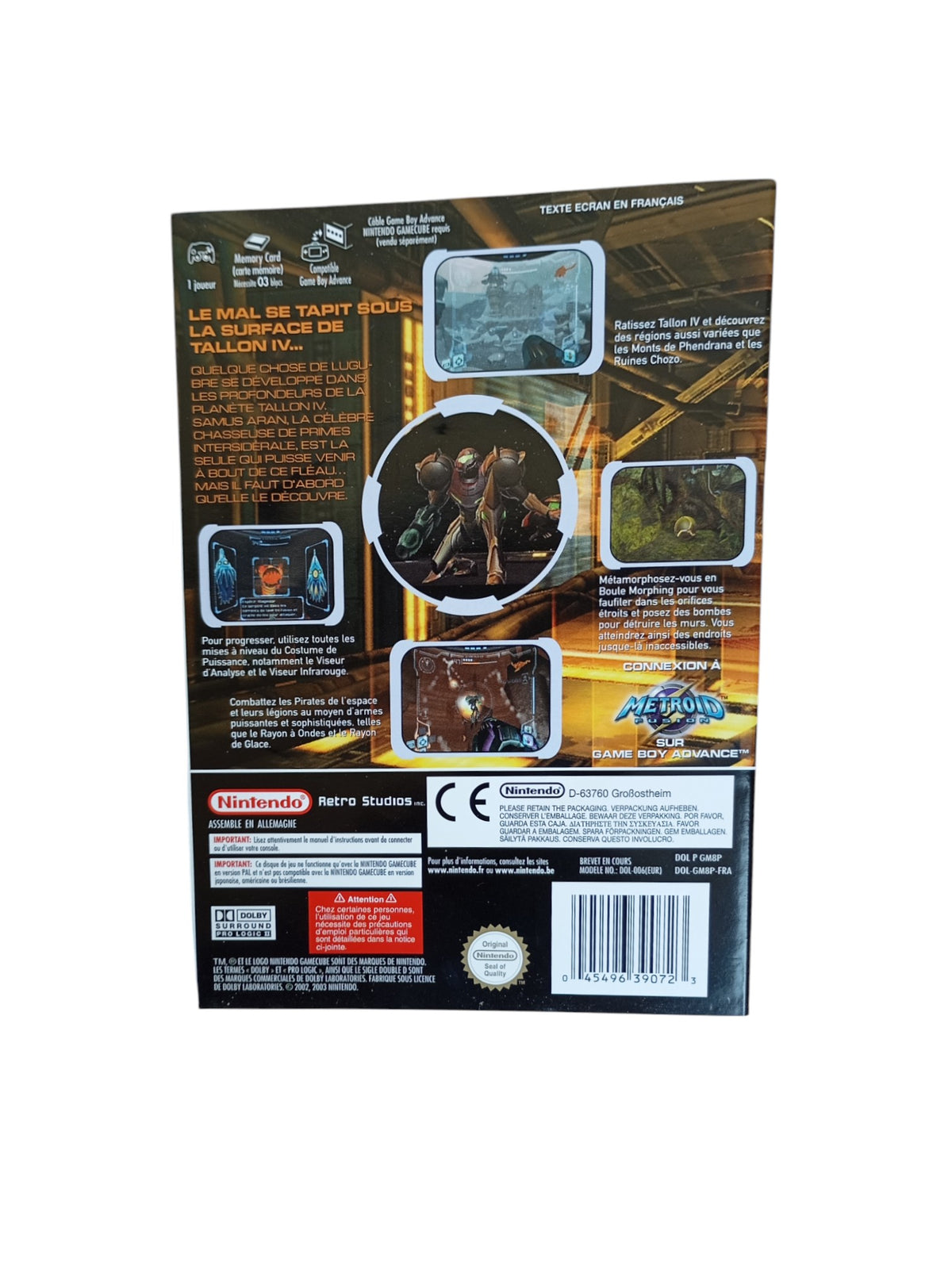 Jaquette Métroid Prime GameCube