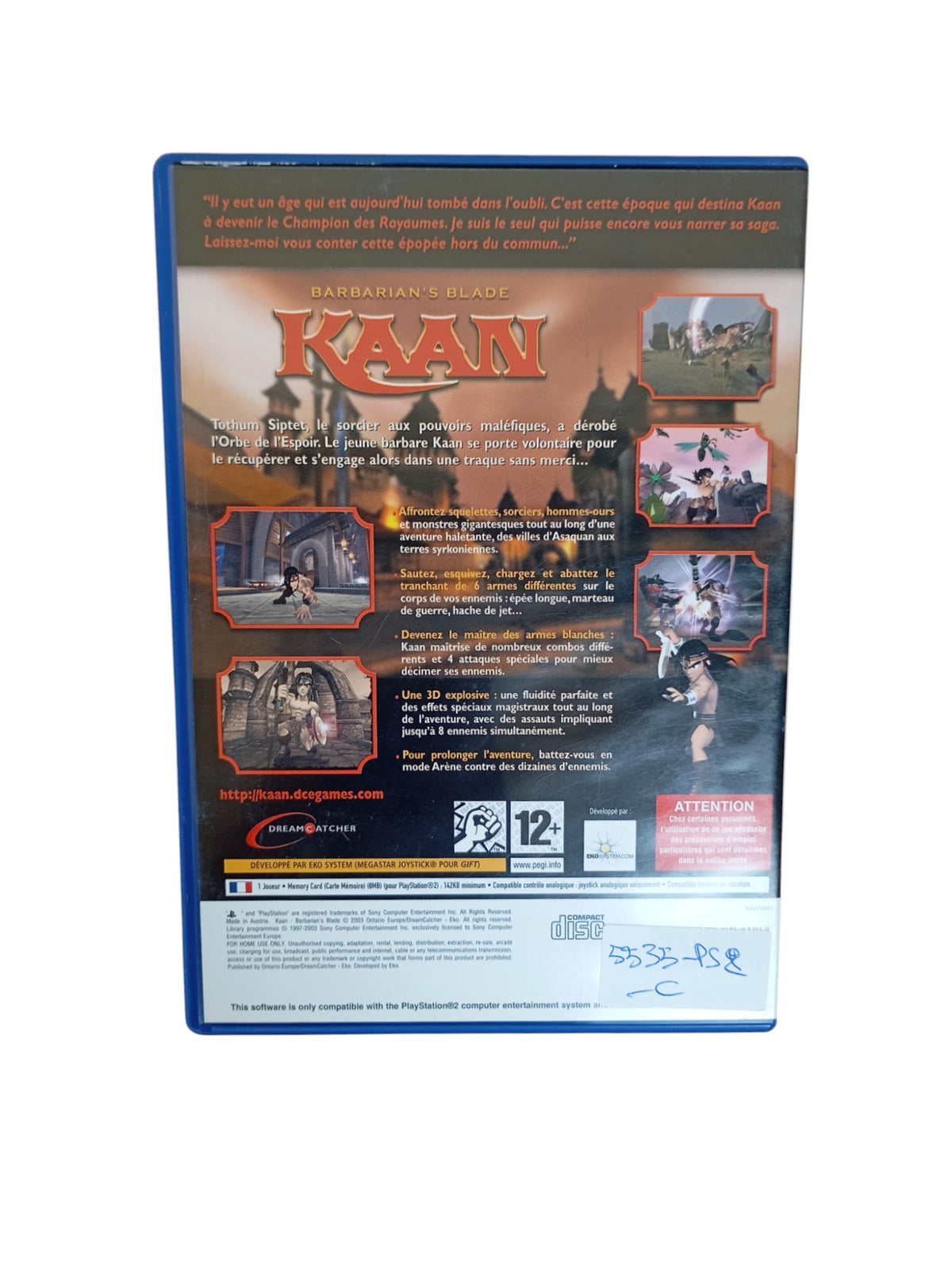 Kaan Playstation 2 (PS2)