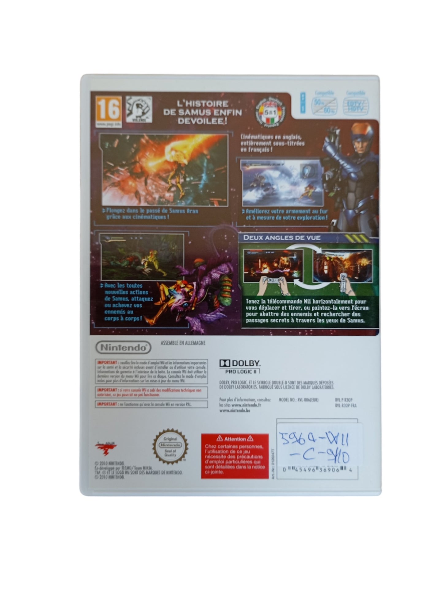 Metroid : Other M Wii