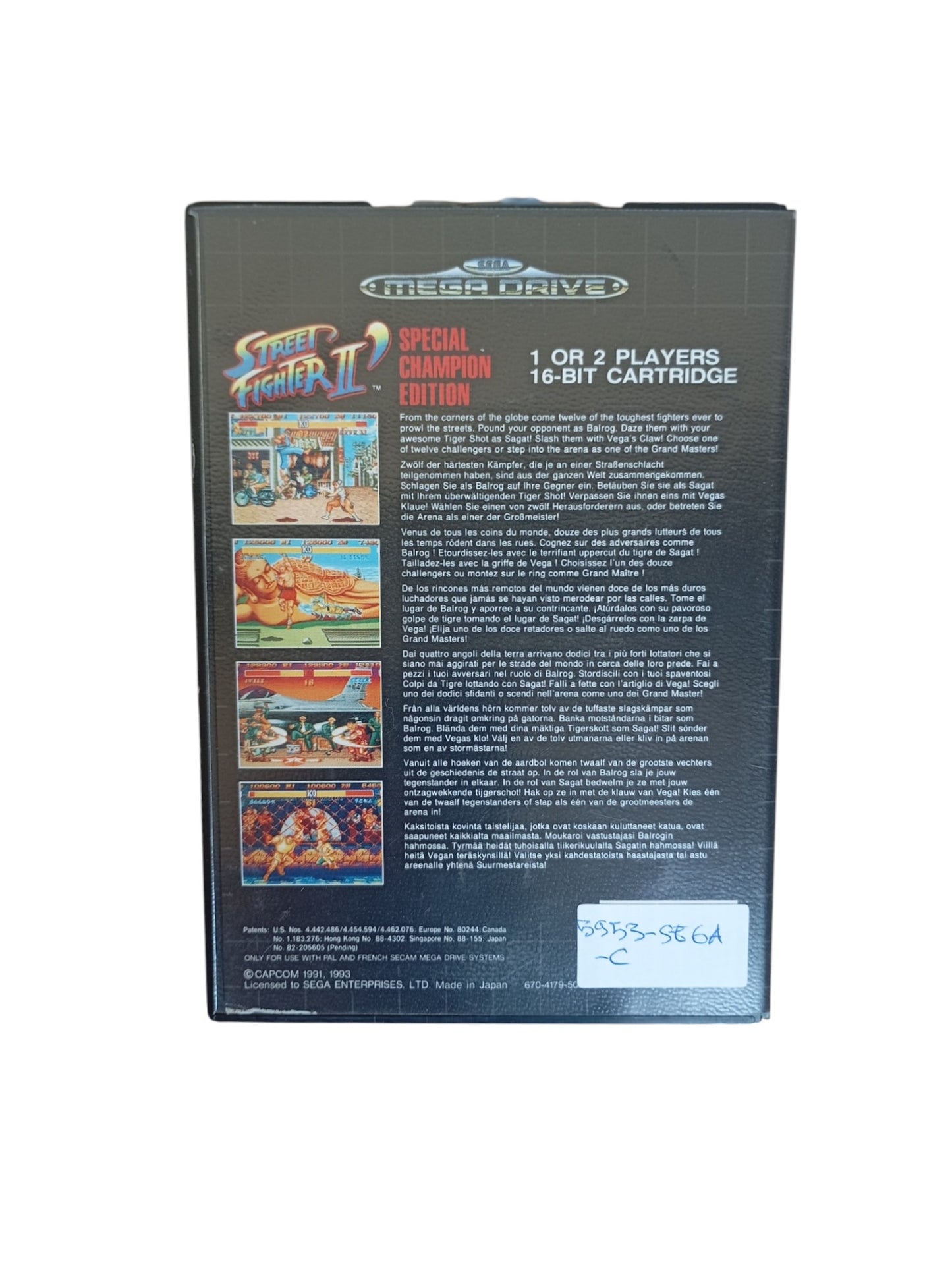 Street Fighter II' : Special Champion Edition Megadrive