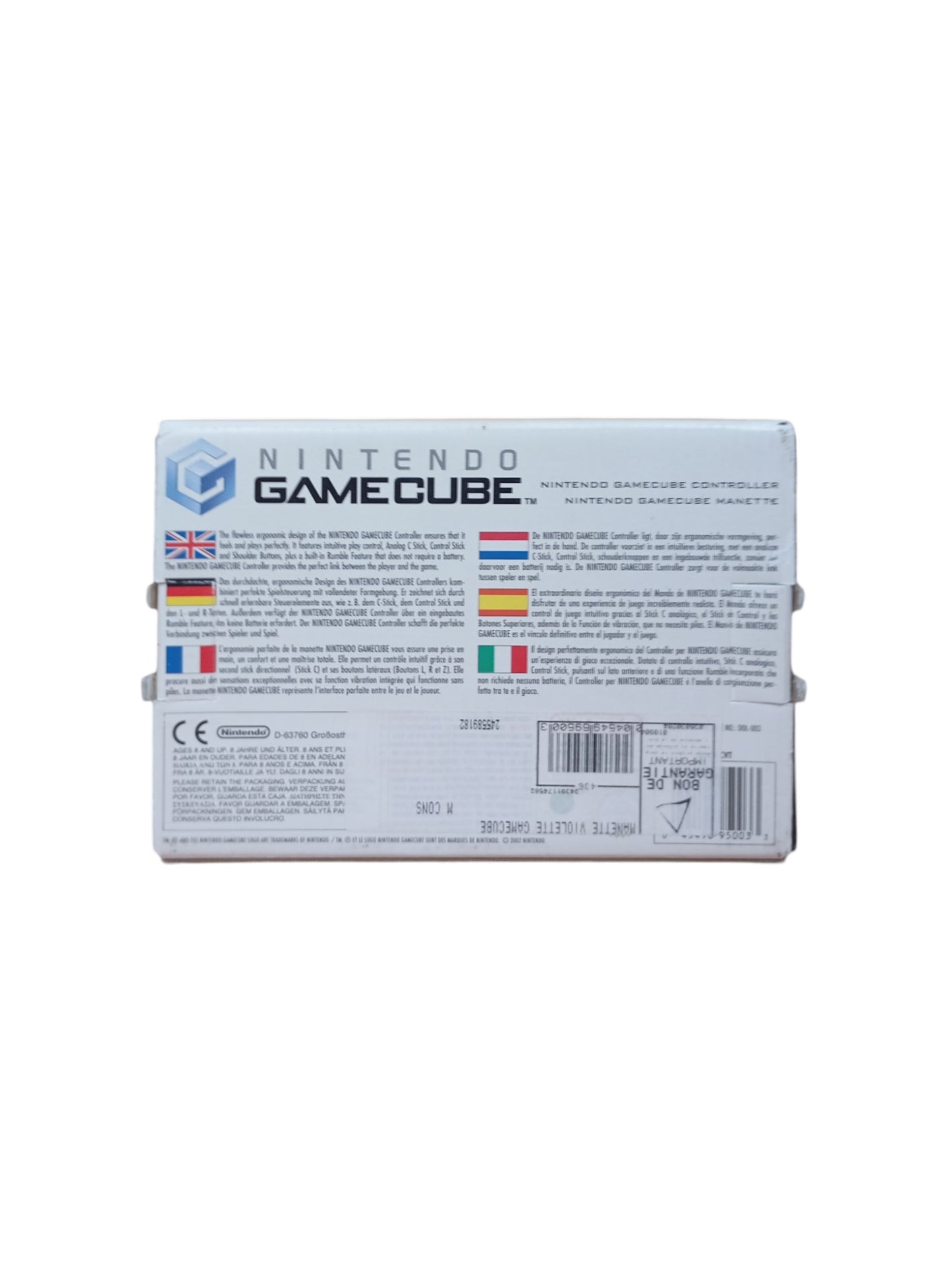 Boite seule Manette Violette Gamecube