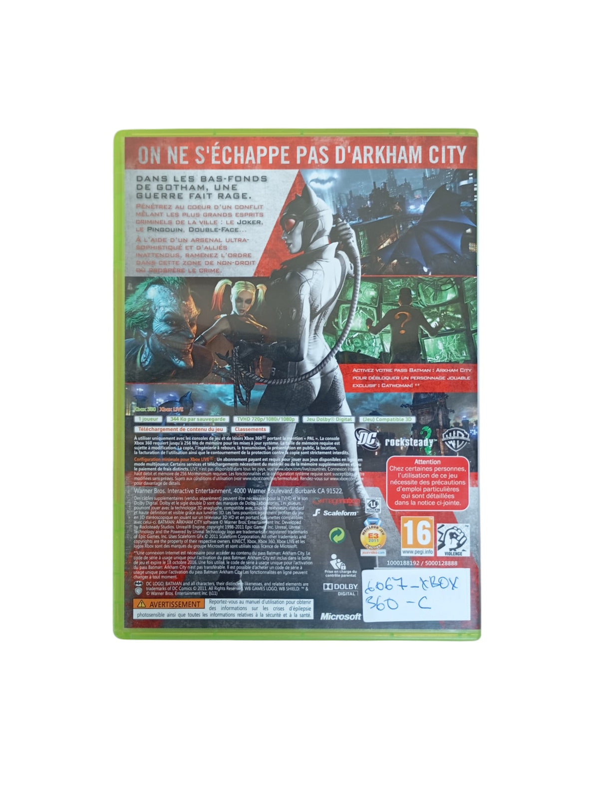 Batman Arkham City Xbox 360