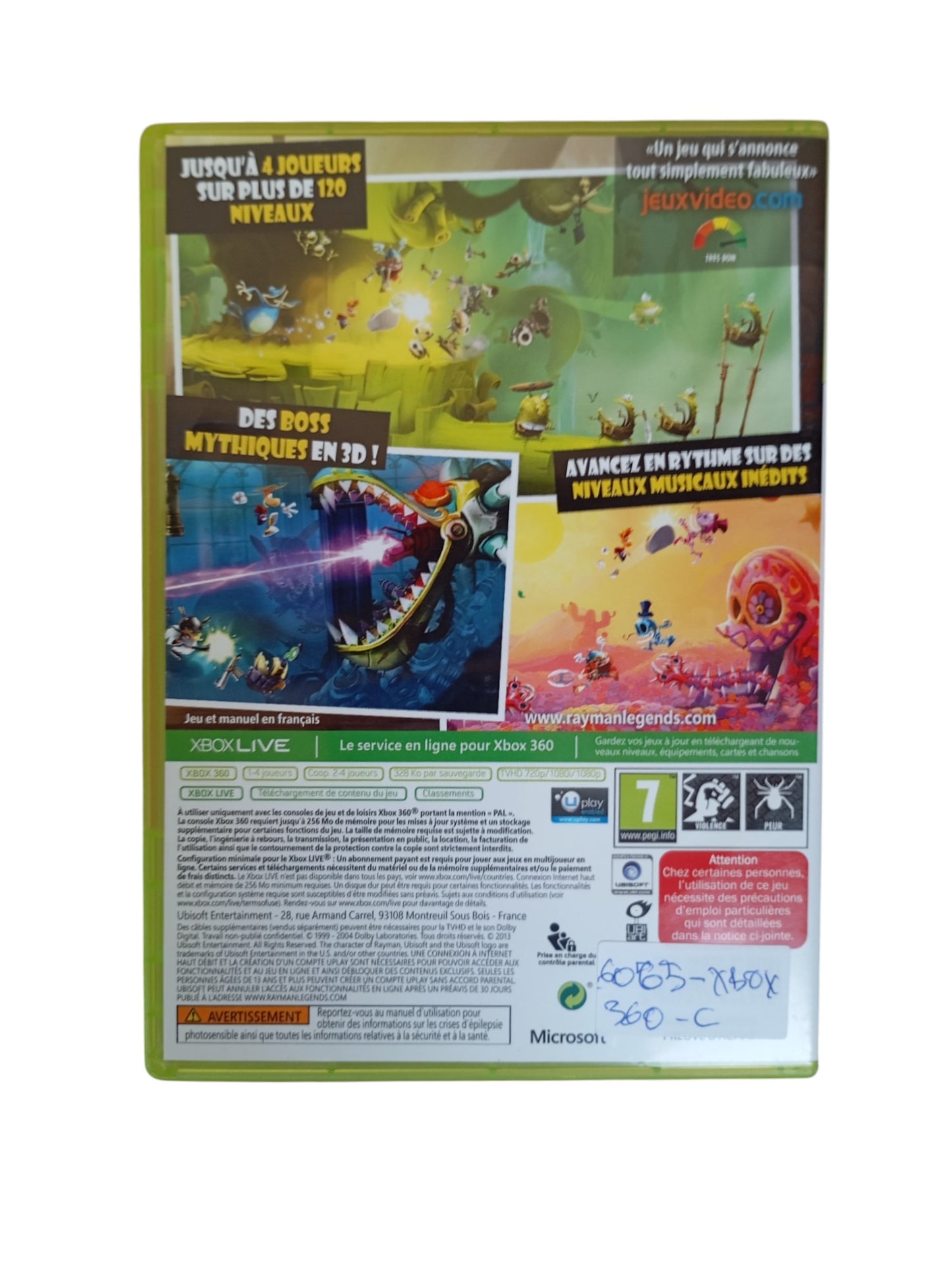Rayman Legends Xbox 360