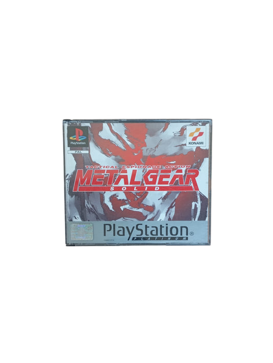 Metal Gear Solid Playstation 1 Platinum
