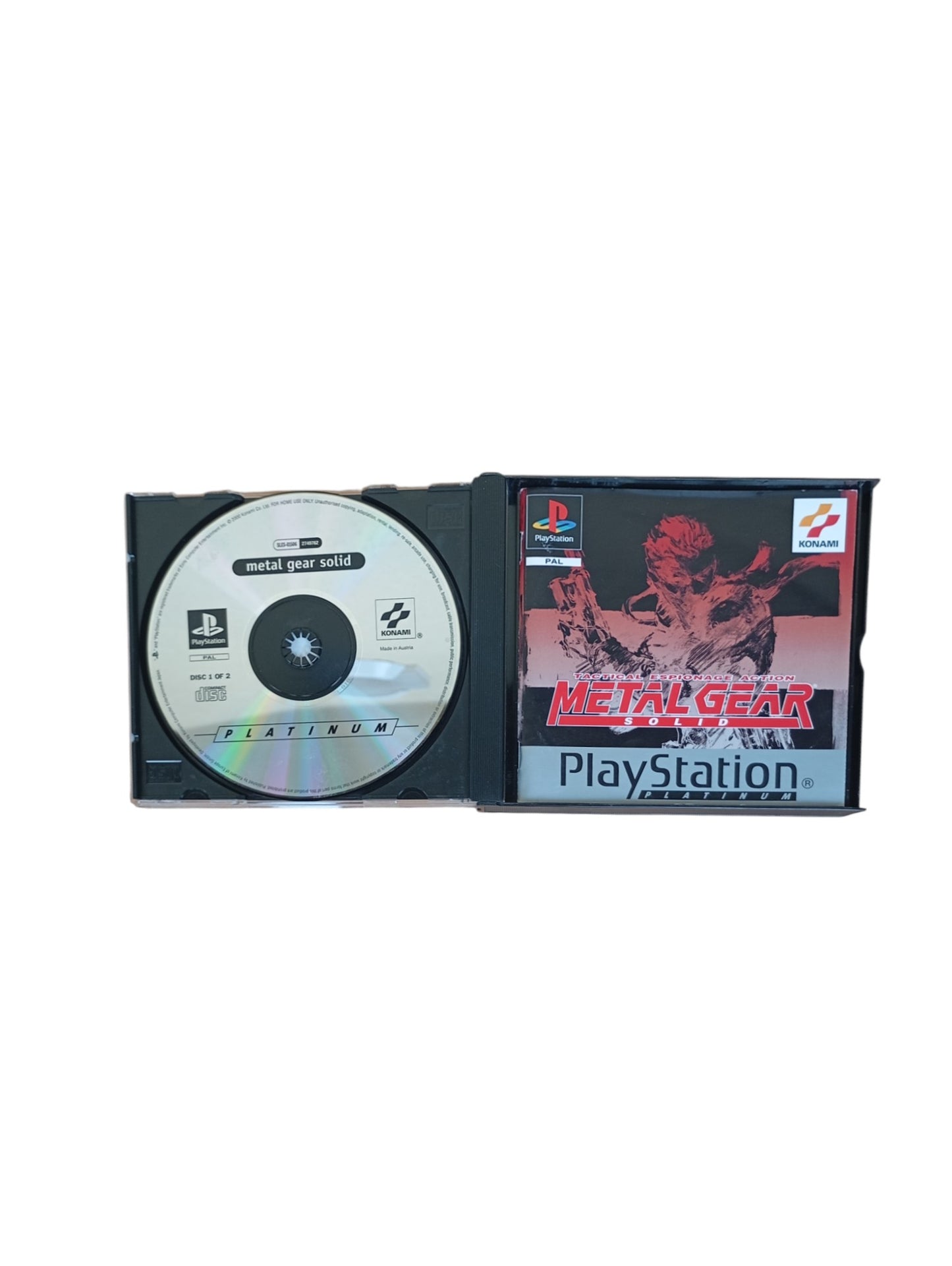 Metal Gear Solid Playstation 1 Platinum