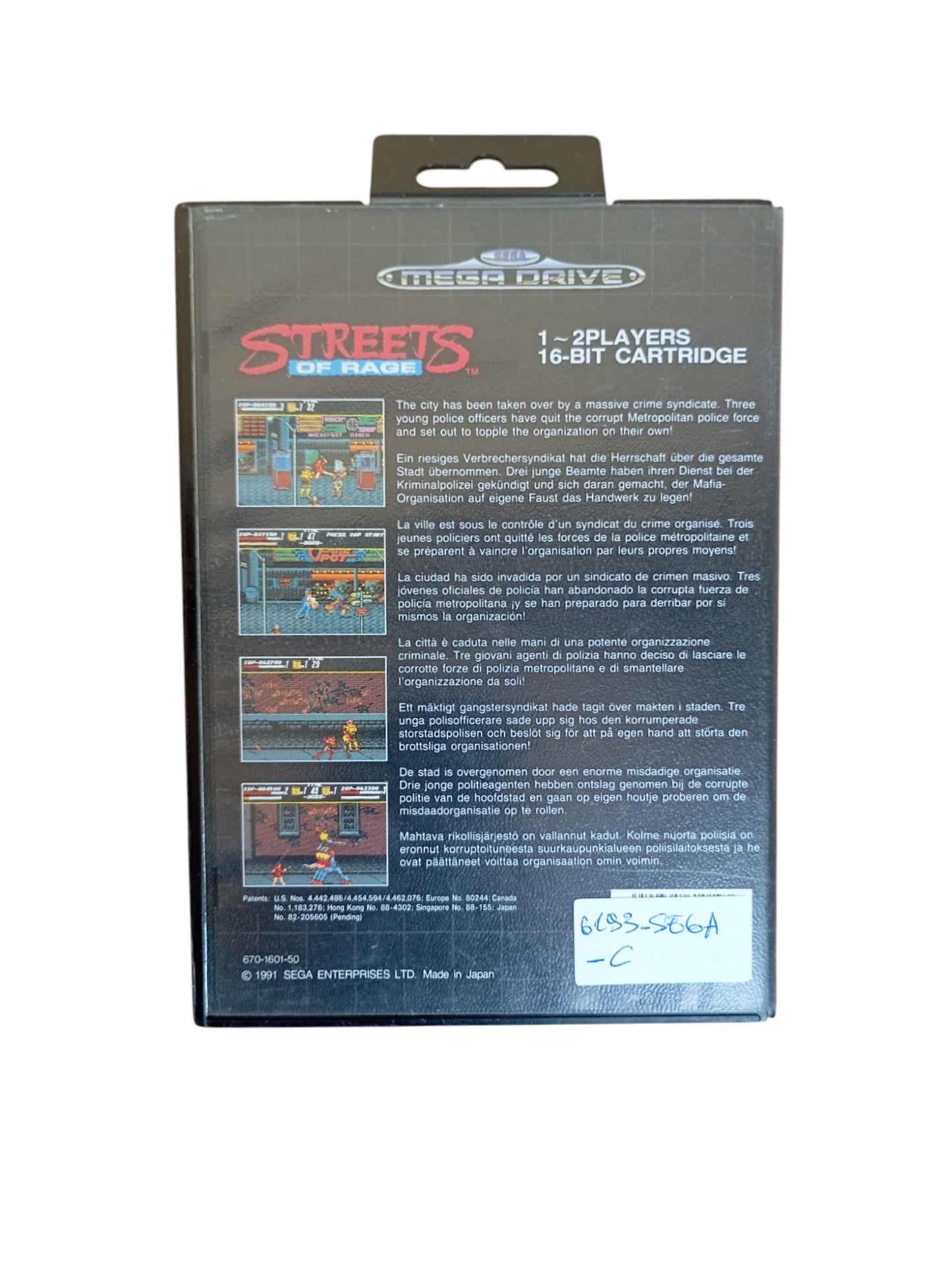 Streets Of Rage Megadrive