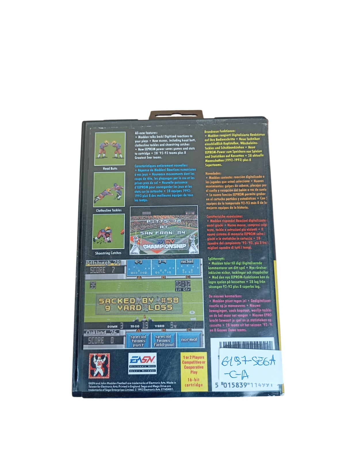 International Sensible Soccer  Megadrive