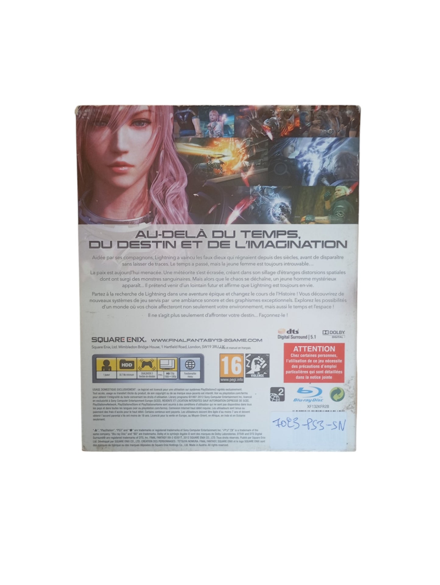 Final Fantasy XIII-2 Playstation 3 (PS3)