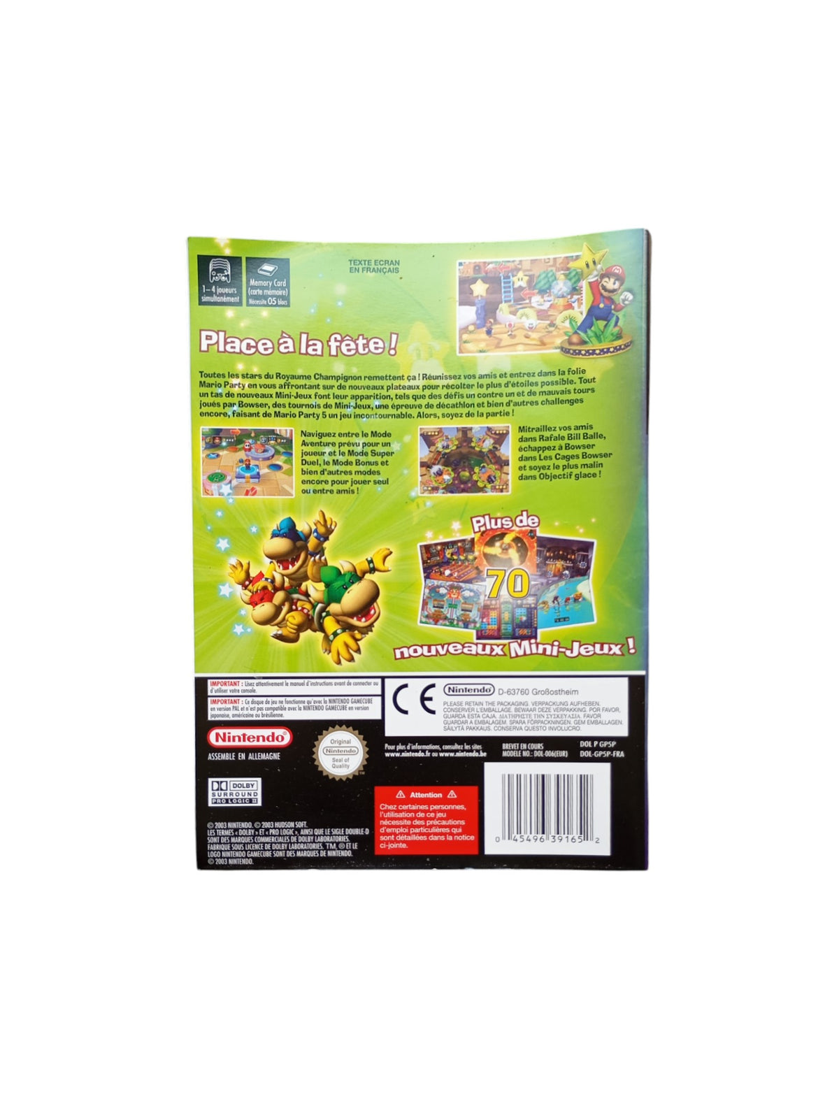 Jaquette Mario Party 5 GameCube