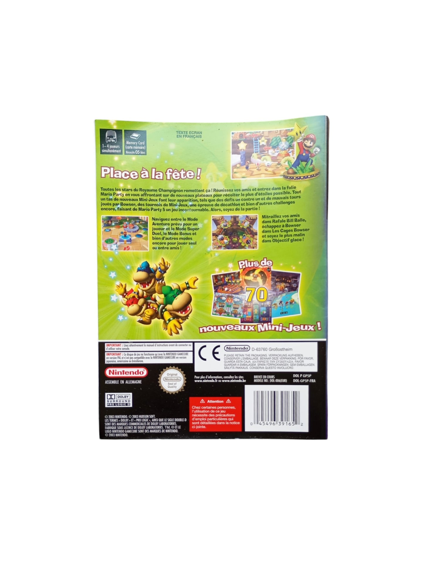 Jaquette Mario Party 5 GameCube