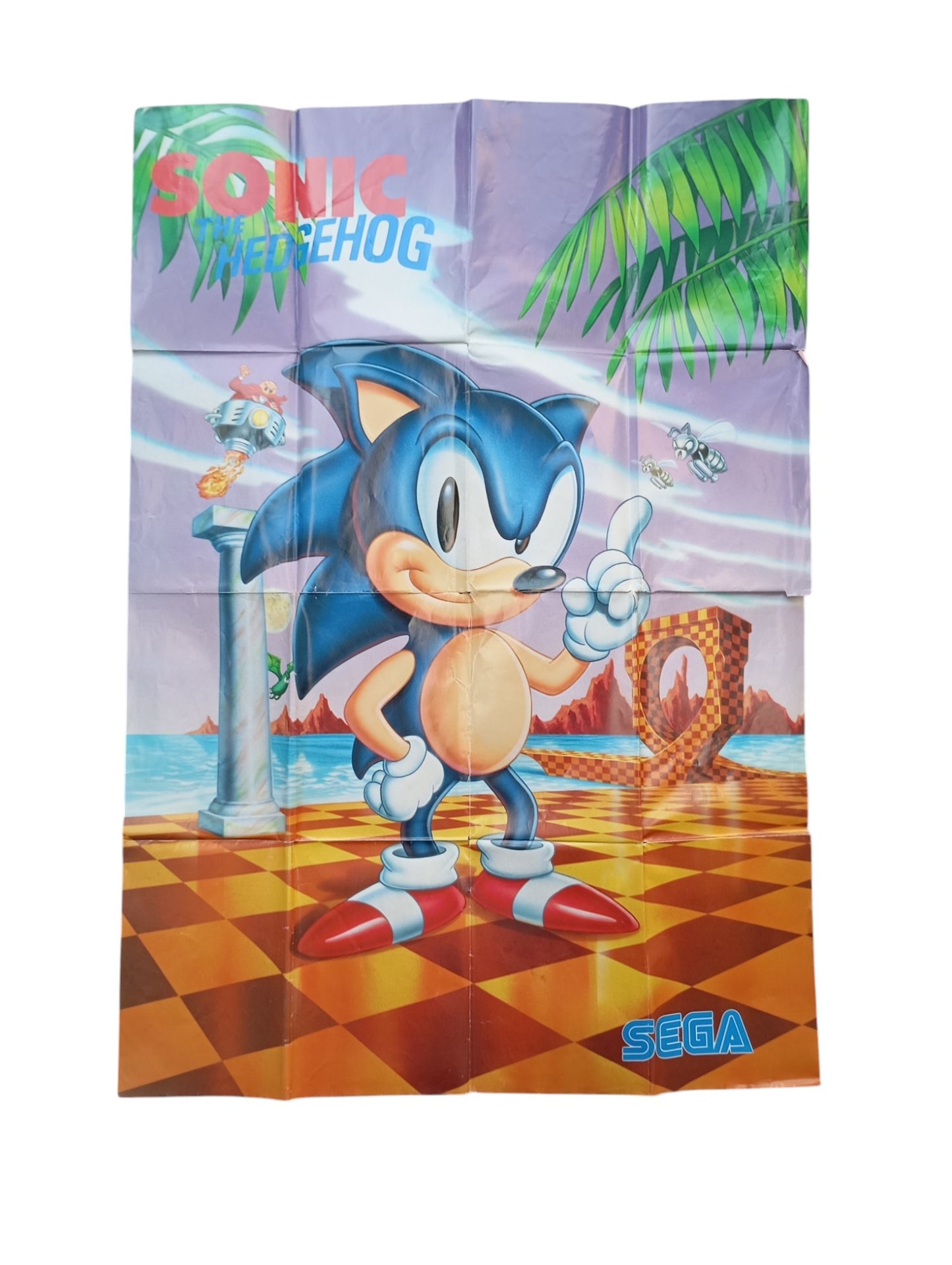 Poster Sonic The Hedgehog Sega Megadrive