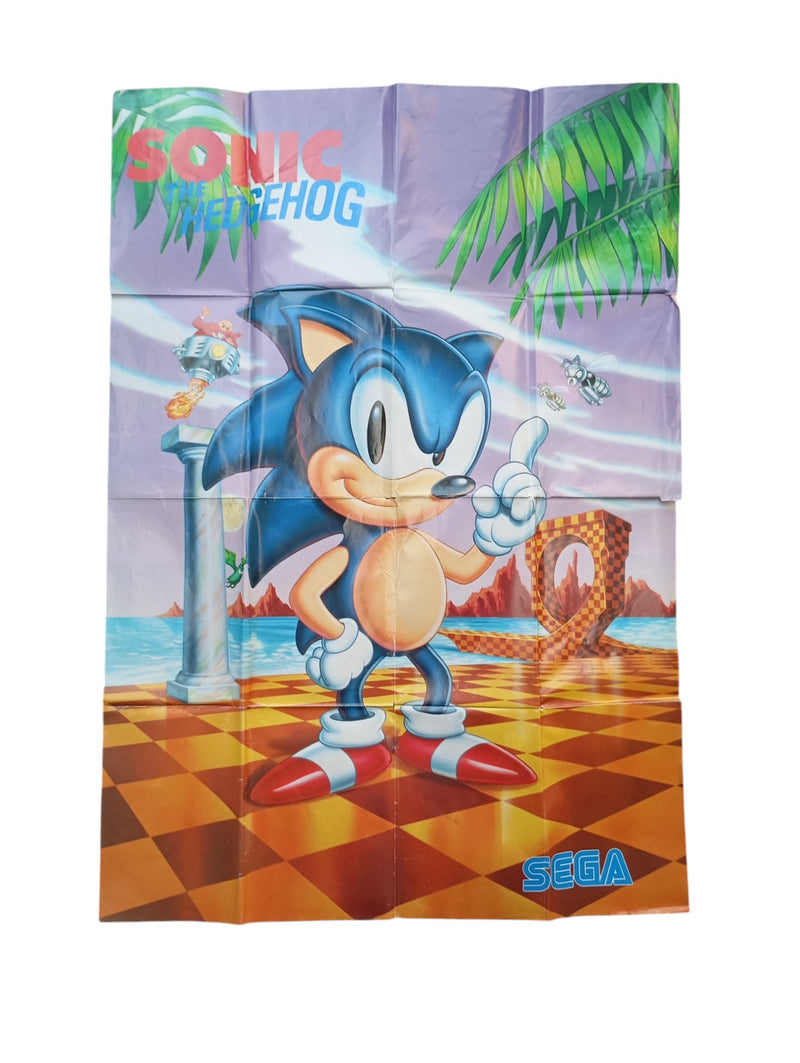 Poster Sonic The Hedgehog Sega Megadrive