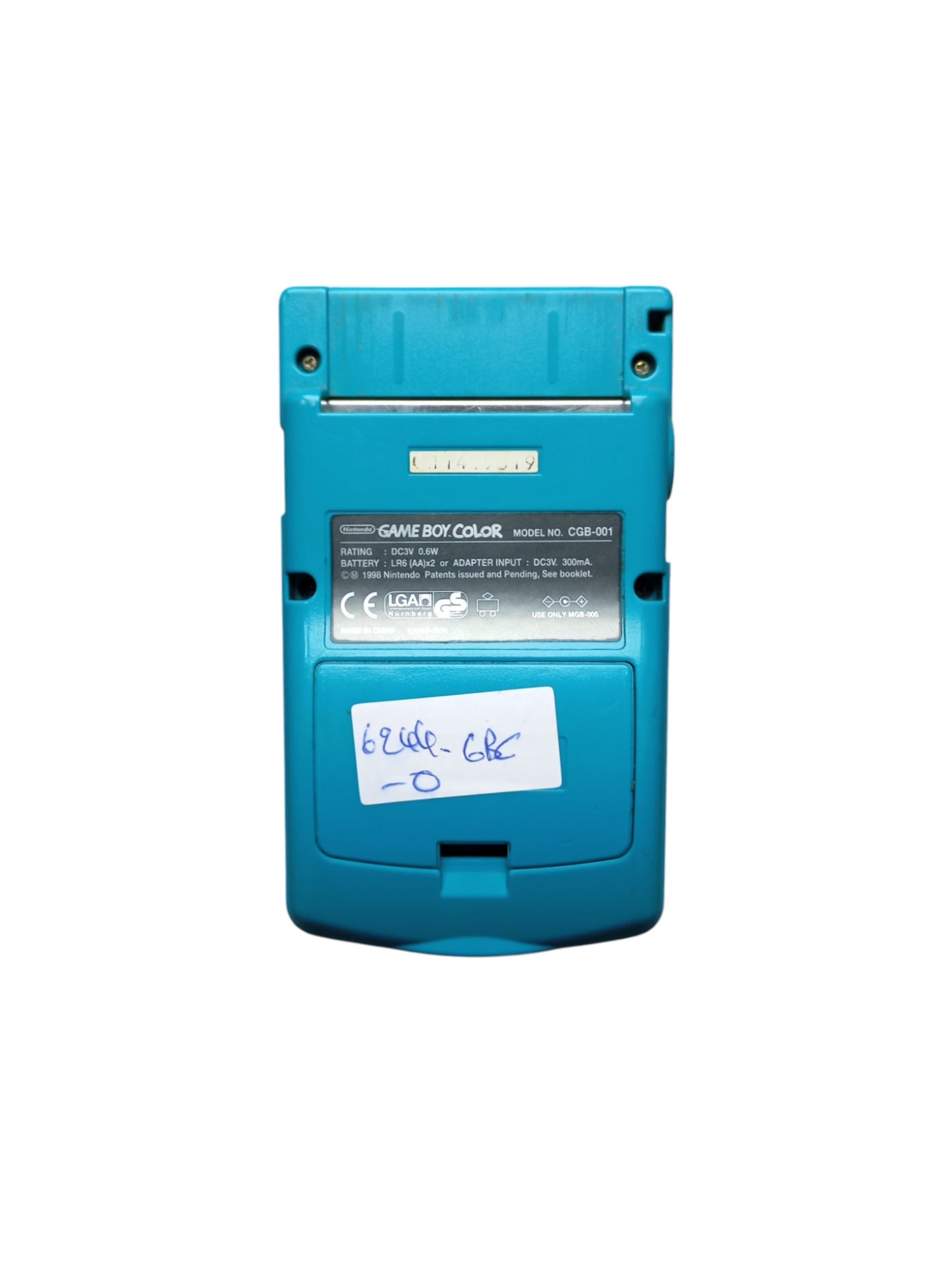 Console game boy color turquoise