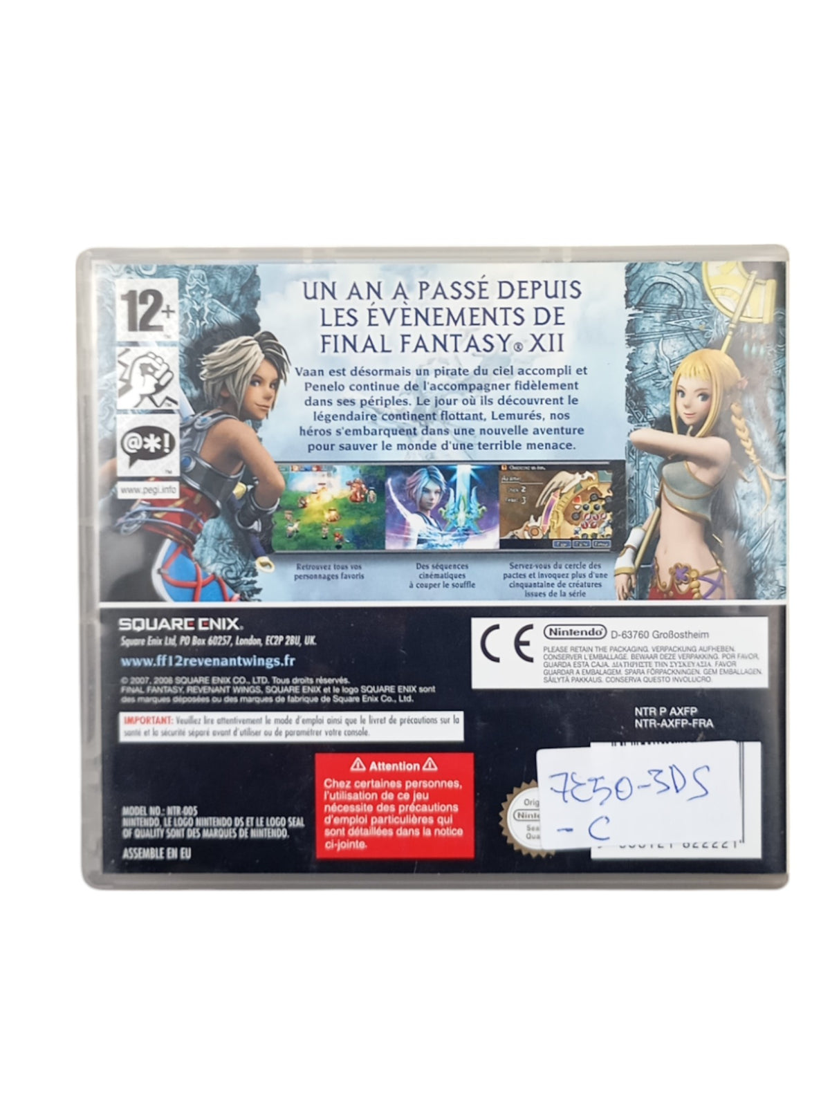 Final Fantasy XII : Revenant Wings Nintendo DS
