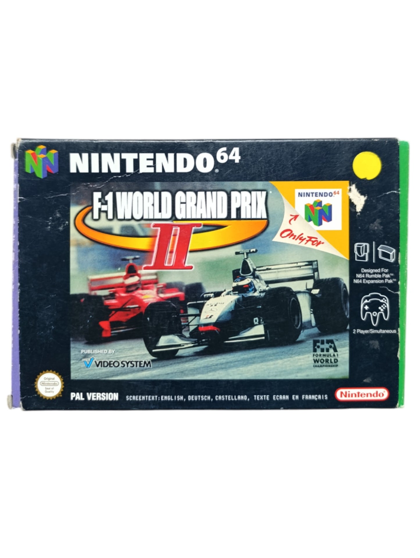F1 World Grand Prix II en boîte Nintendo 64 (N64)